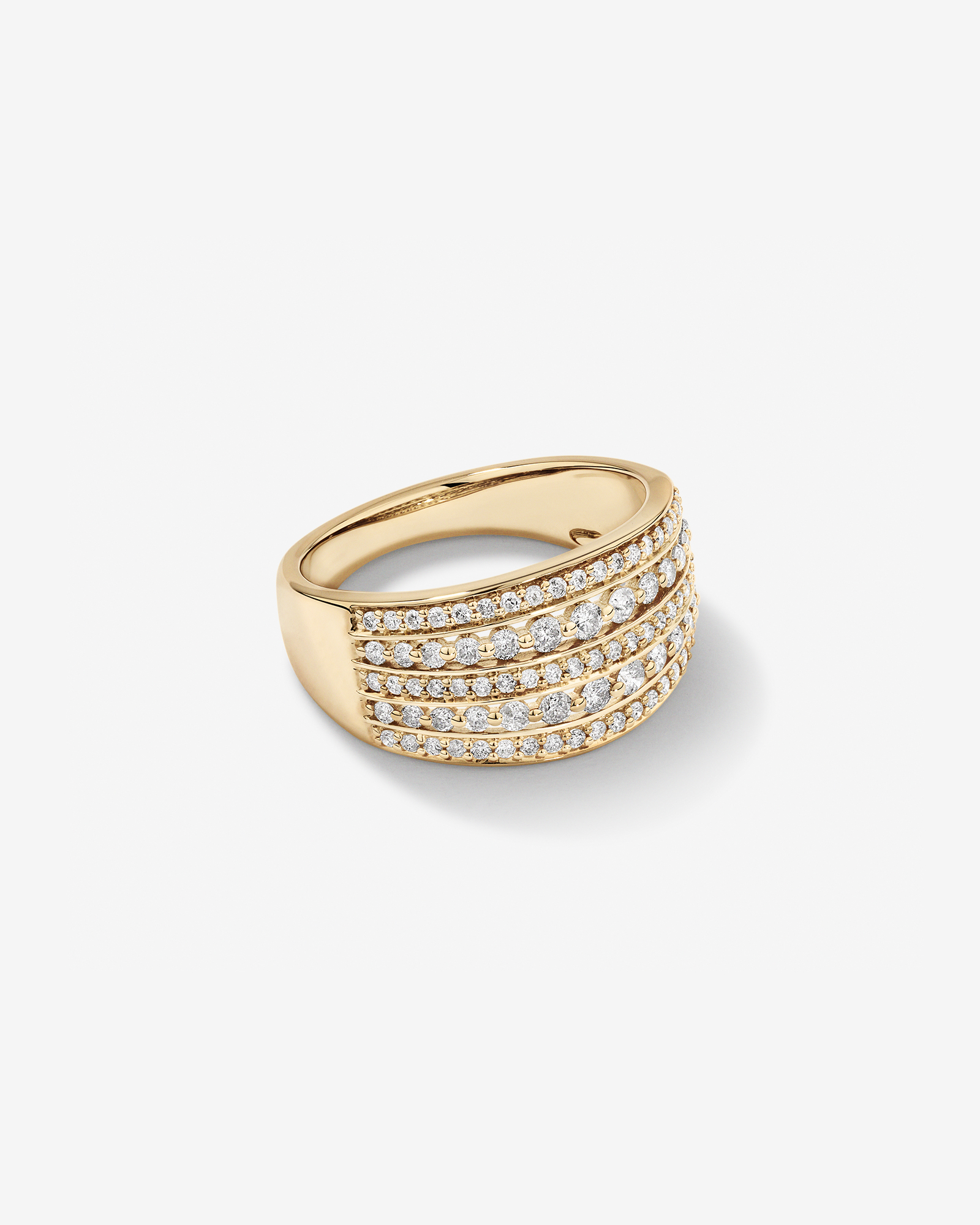 Bague TW Infinite Diamonds 0,70 carat en or jaune 10 carats