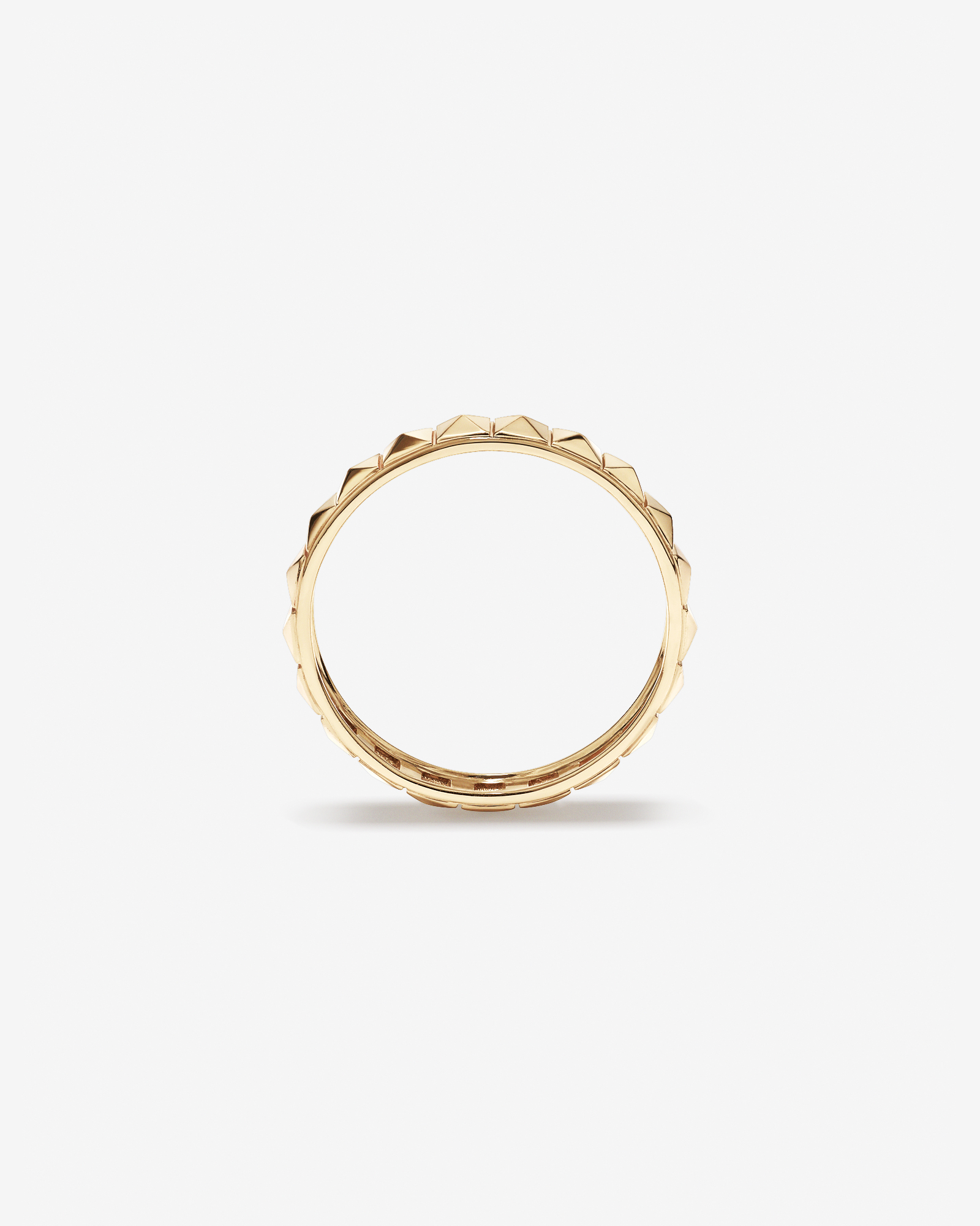 Bague Linéaire Signature Connect en Or Jaune 10 kt