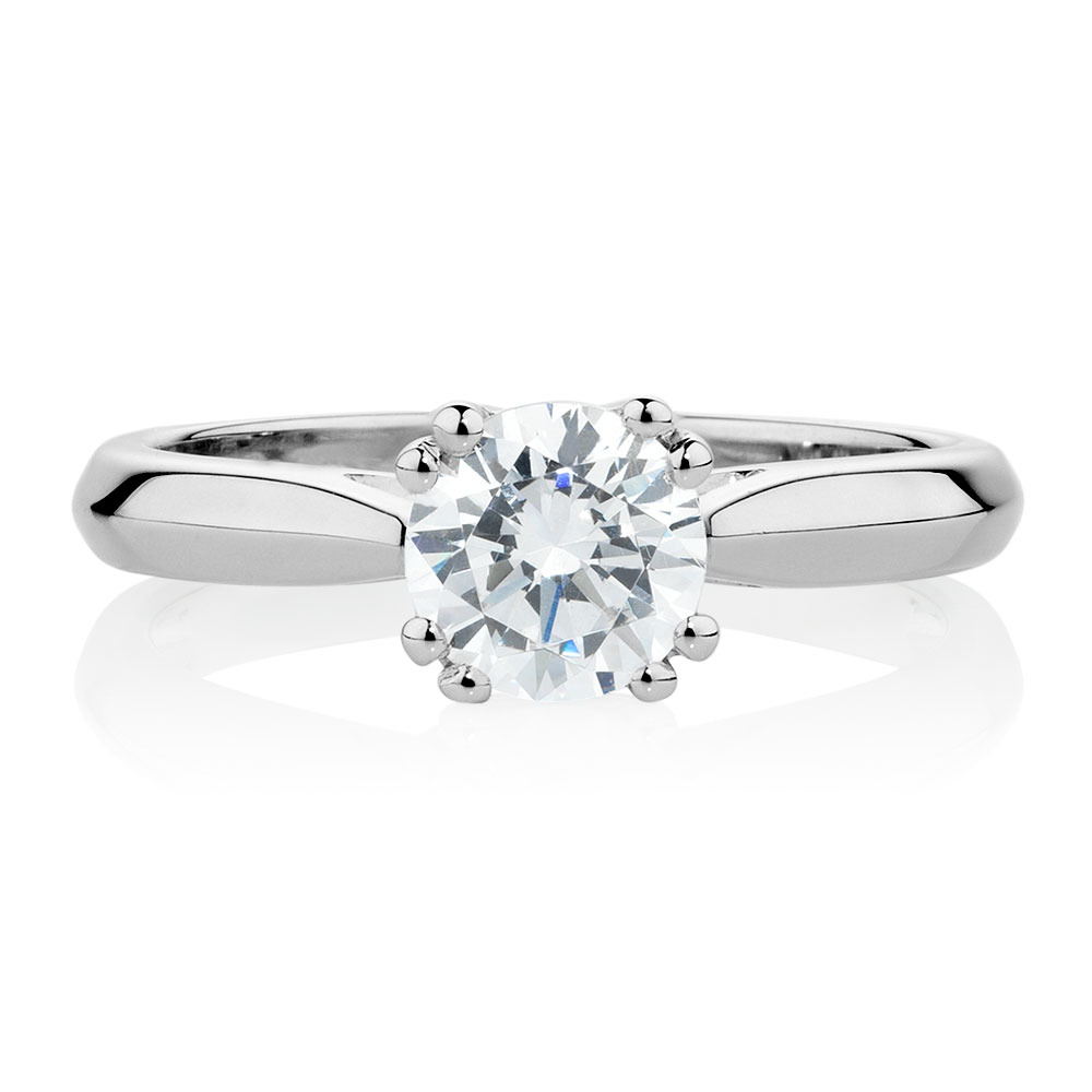 michael hill cubic zirconia rings