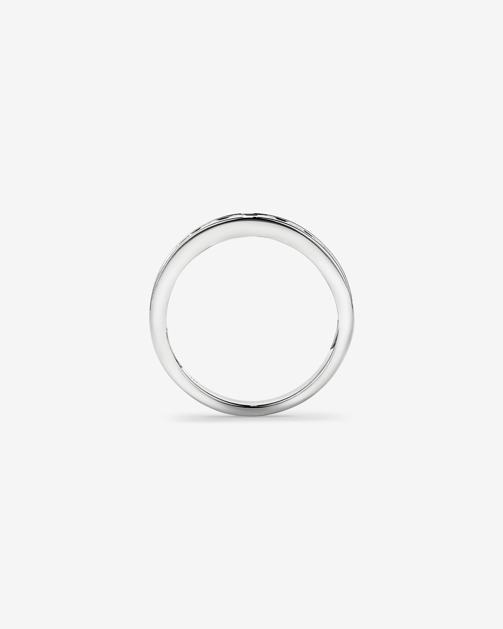 1.00 Carat TW Round Brilliant Channel Set Wedding Band 10kt Gold