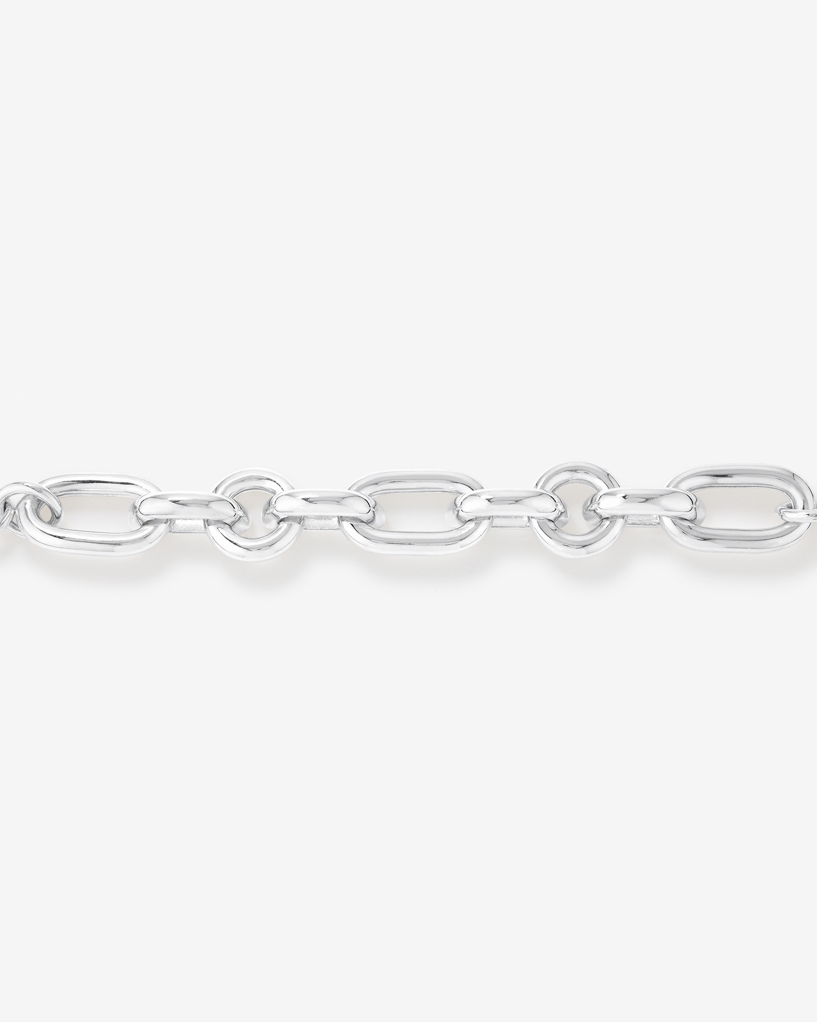 Bracelet à maillons audacieux en argent sterling