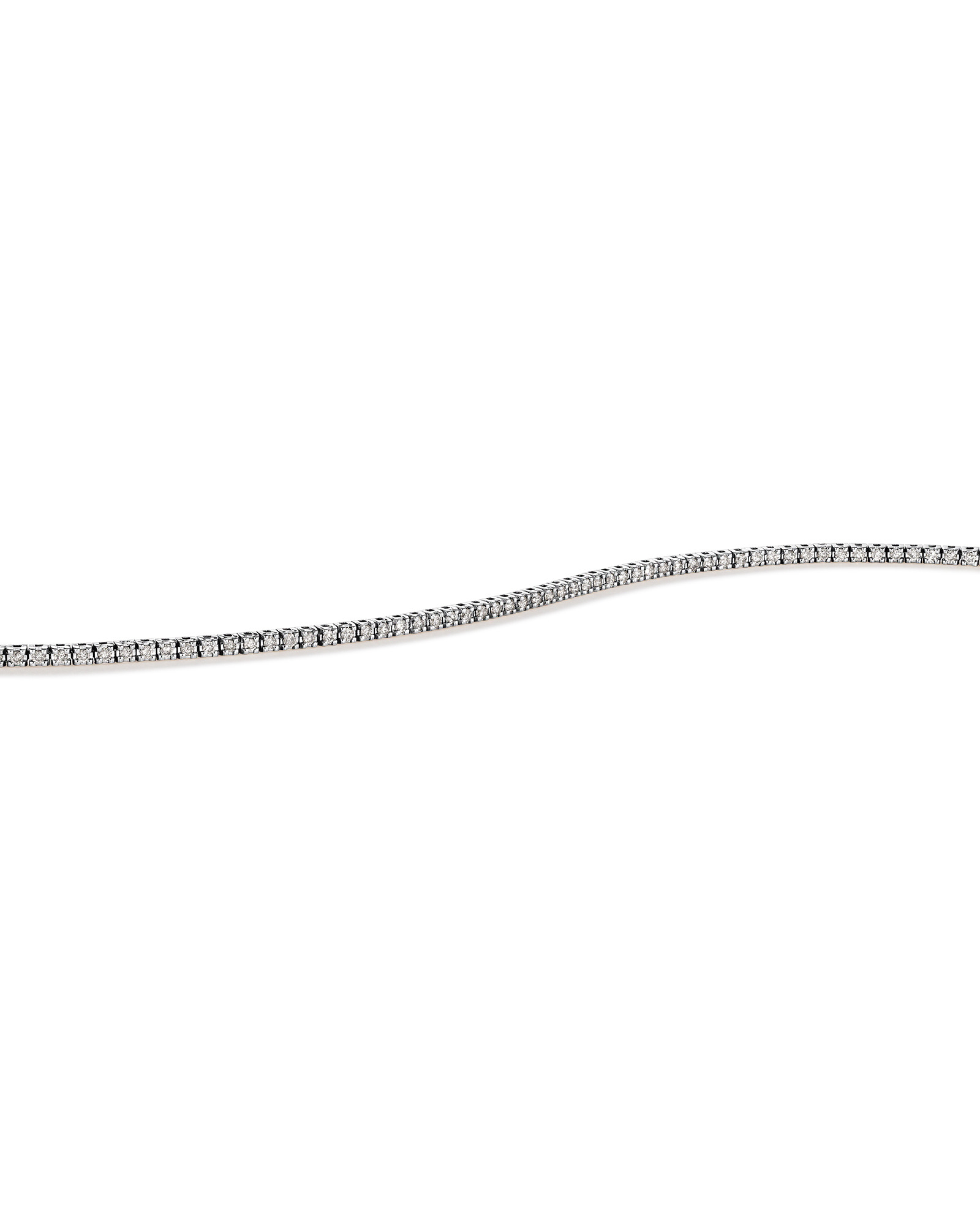 0.82 Carat TW Diamond Tennis Bracelet 10kt Yellow Gold