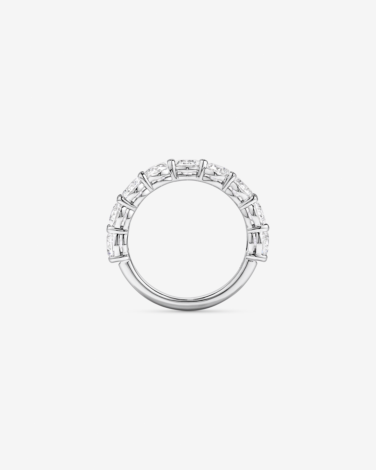 2.74TW Round Brilliant Laboratory-Grown Diamond Wedding Ring 14kt Gold