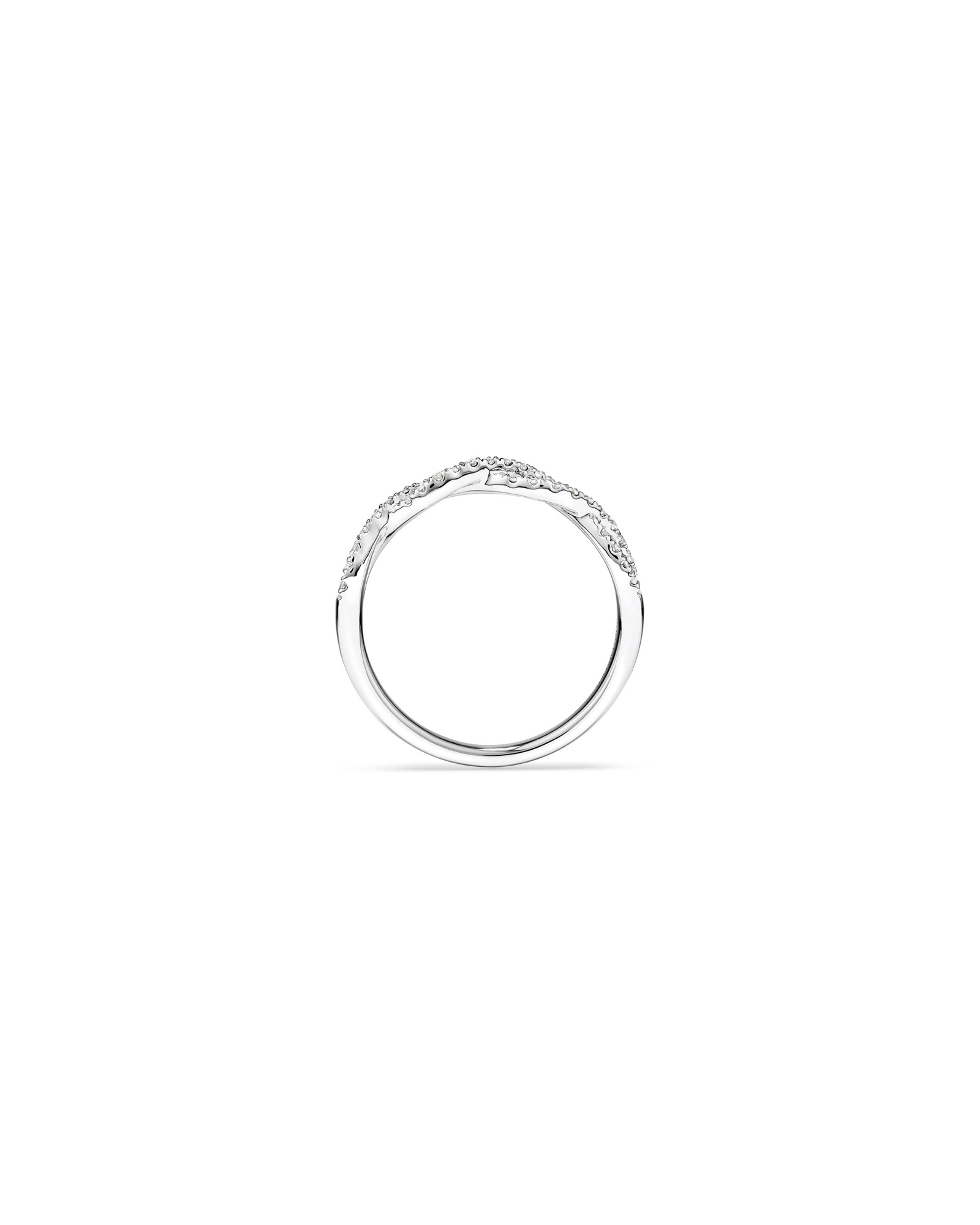 Bague de Mariage de Diamant de 0,20 Carat TW en Or Blanc 14kt