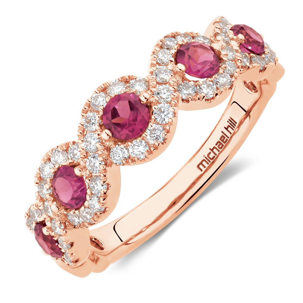 michael hill rose gold ring