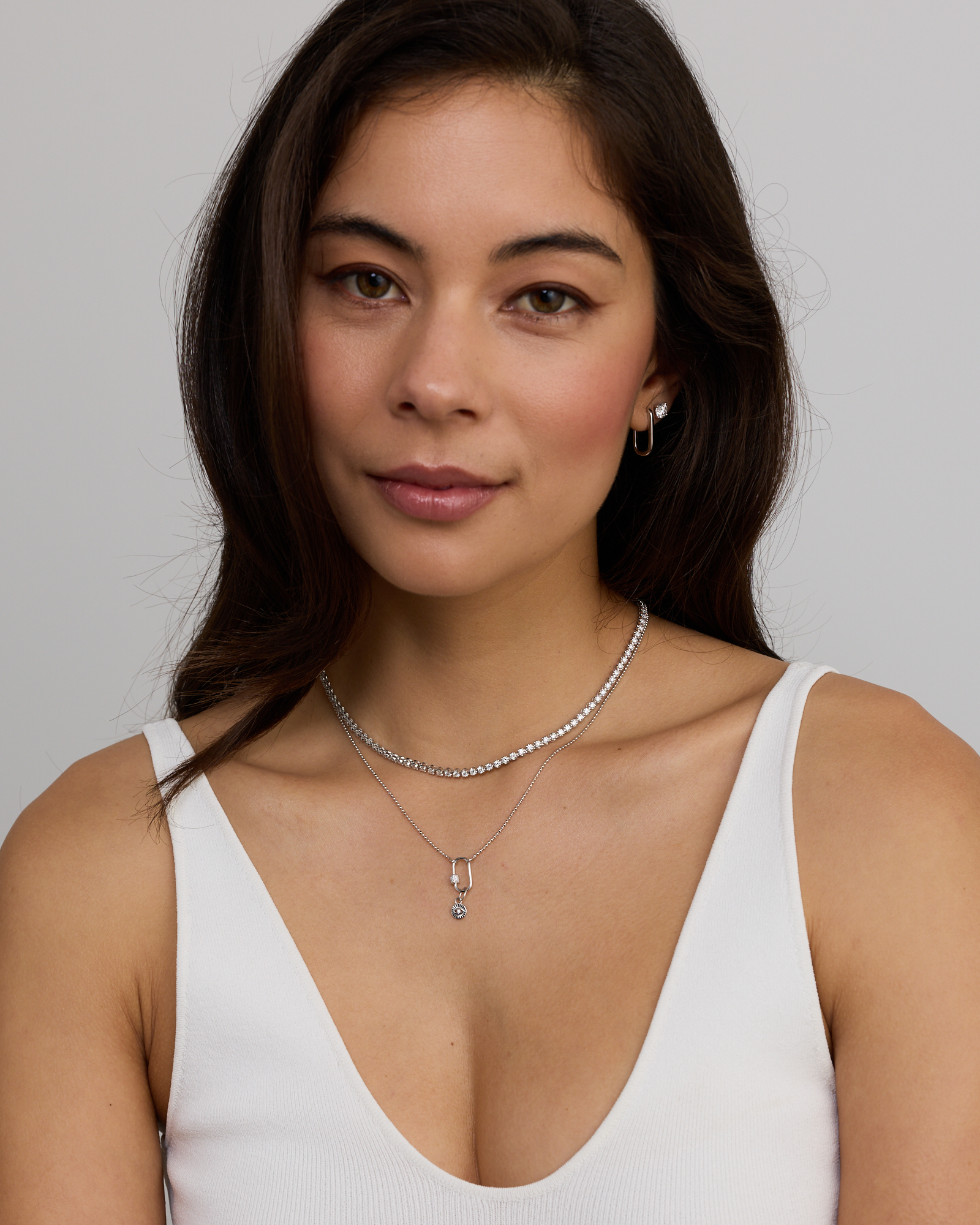 50cm (20") Micro Ball Open Chain in Sterling Silver