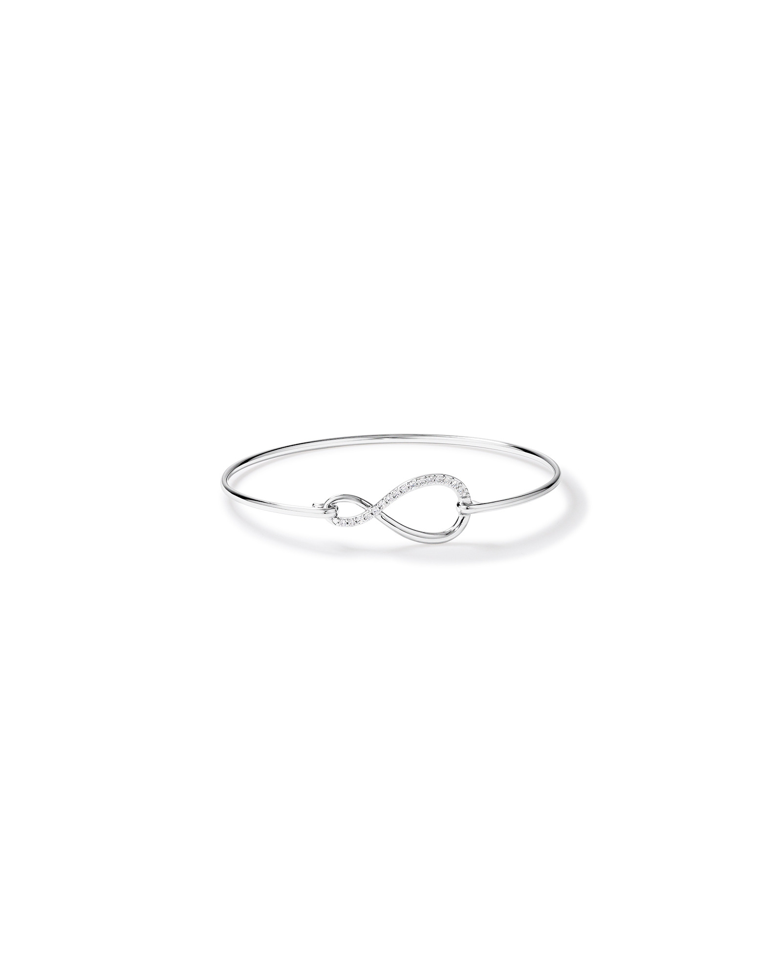 Bracelet Infinity en zircone cubique en argent sterling