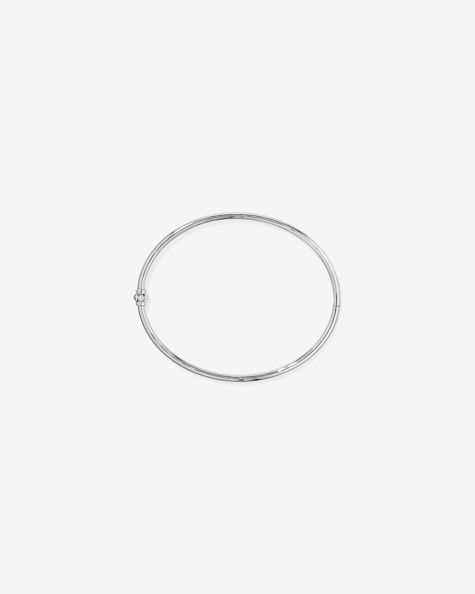 72mm Hinged Pendant Bar Bangle in Sterling Silver