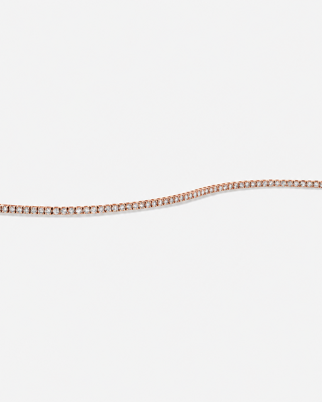 1.64 Carat TW Diamond Tennis Bracelet in 10kt Rose Gold