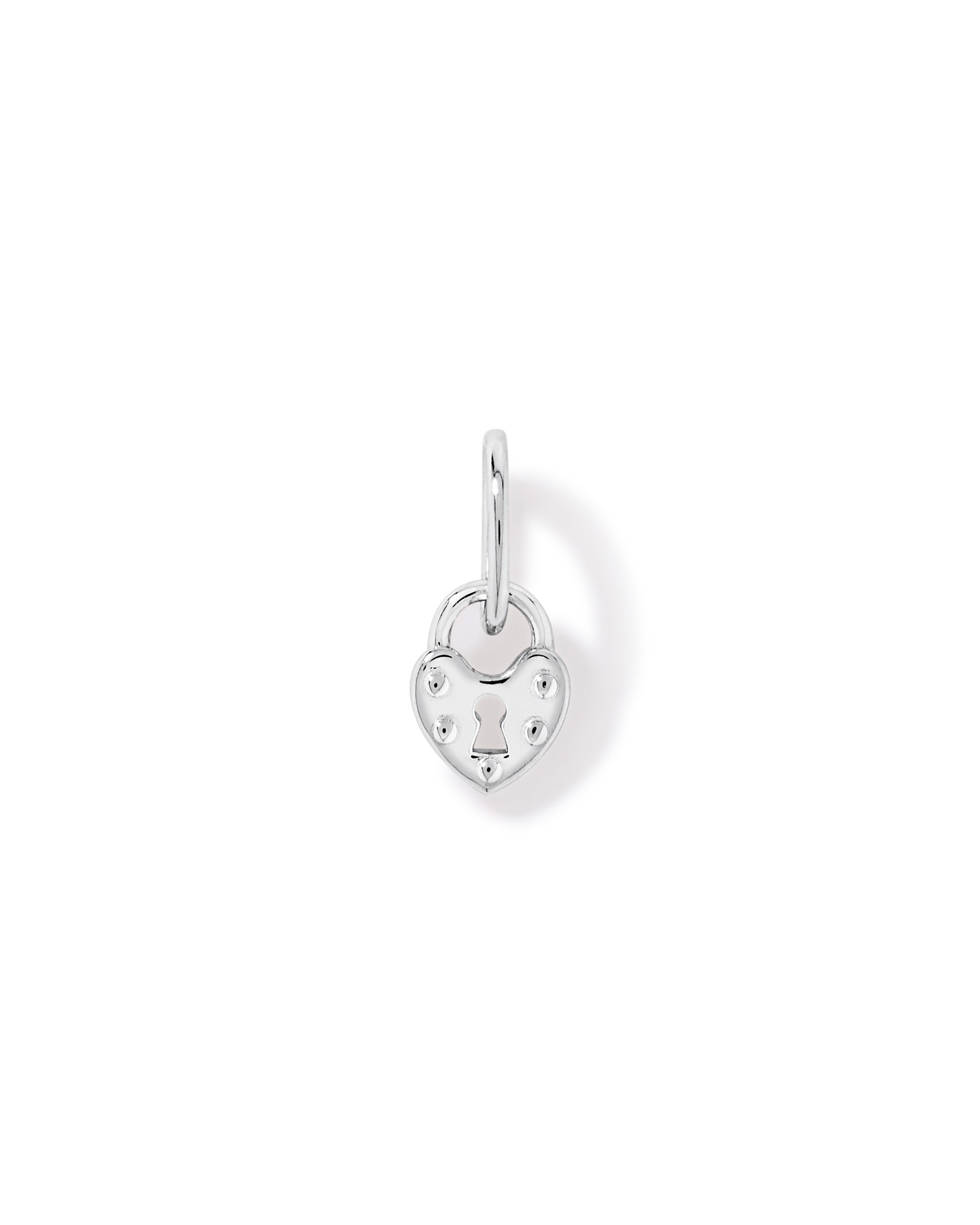Micropendentif Heart Lock en argent sterling