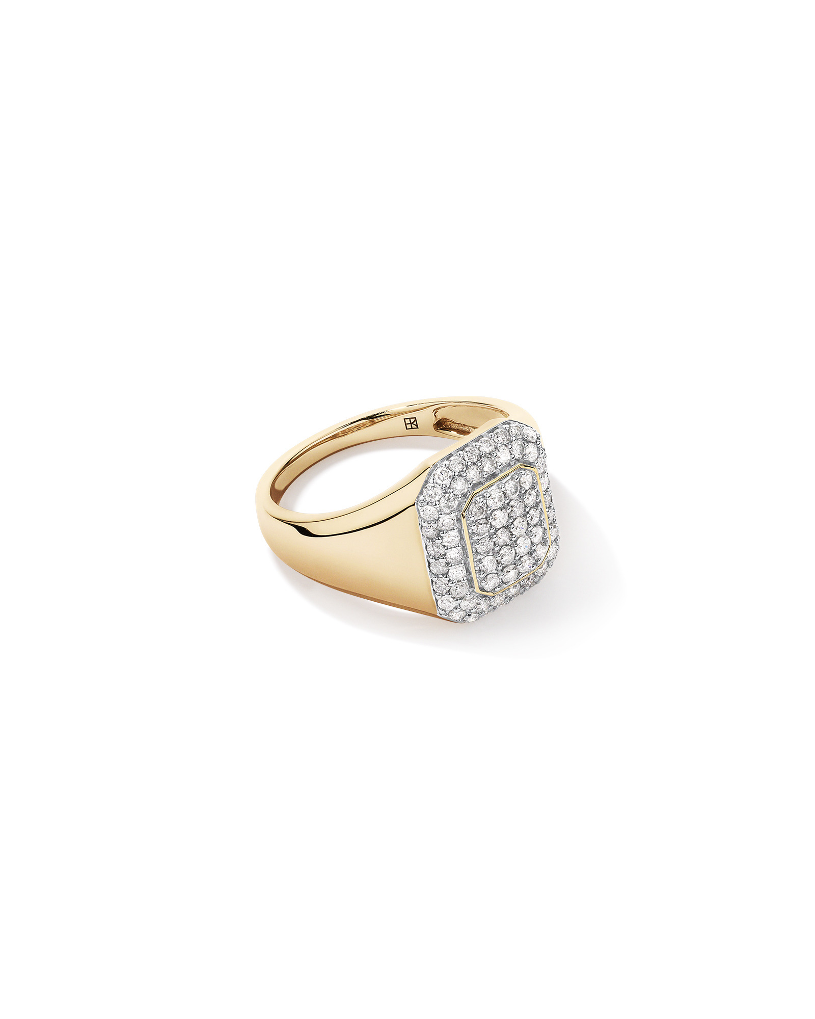 1,00 carat de diamants en grappe en or jaune 10 ct