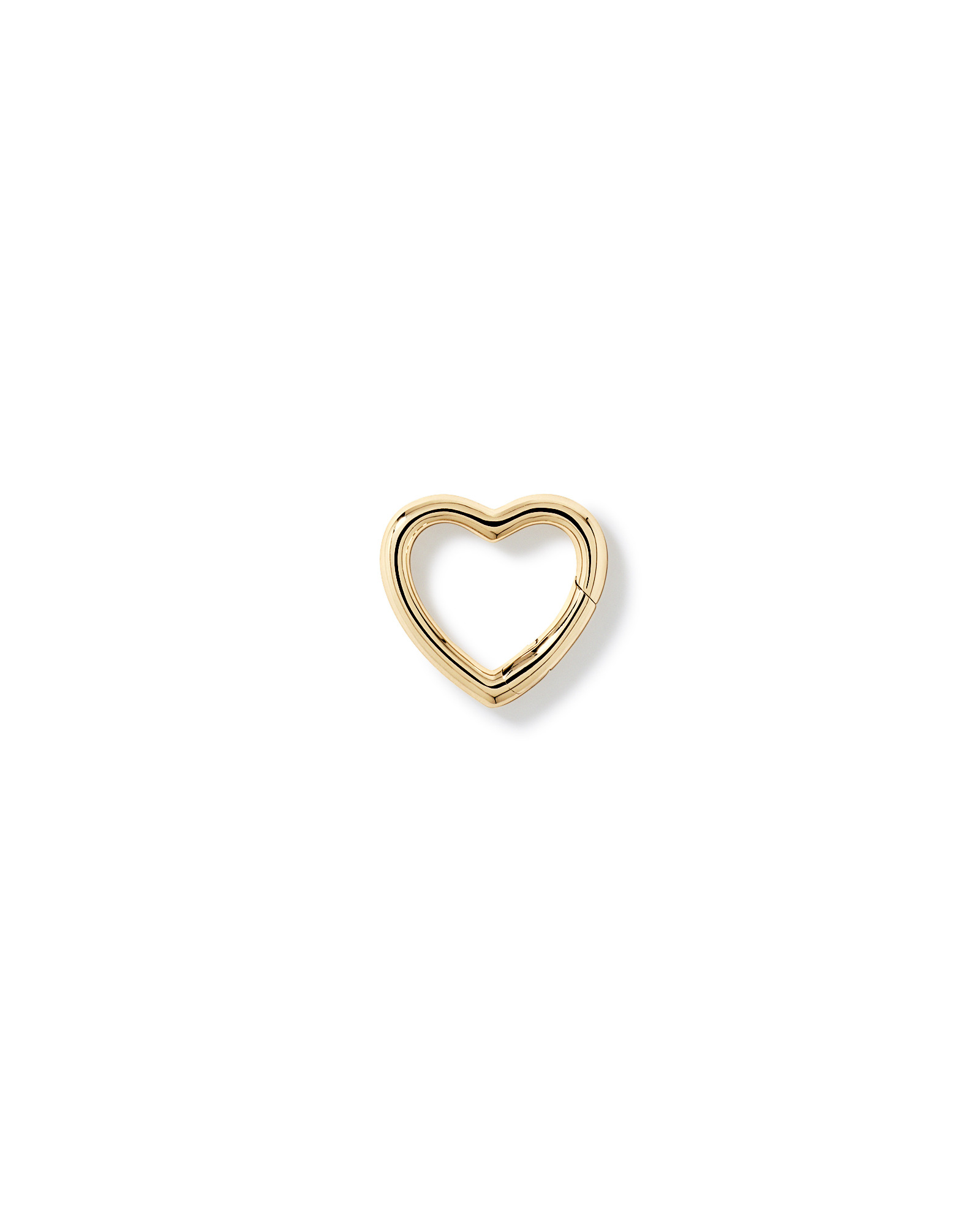 Connecteur Cœur en Or Jaune 10 Carats