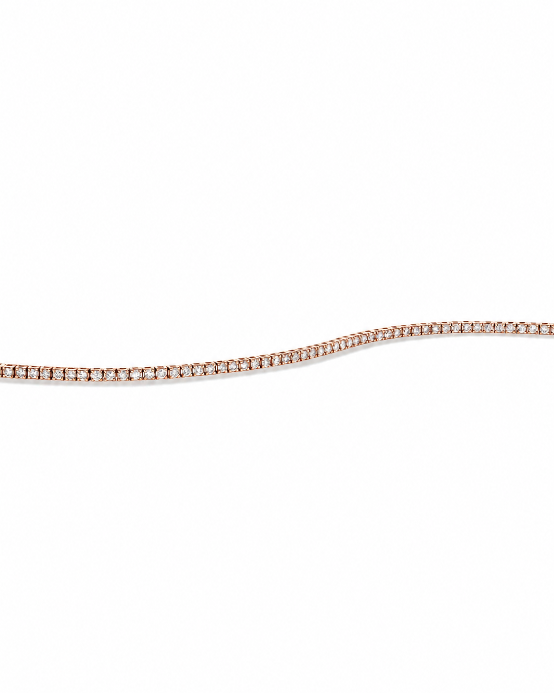 1.64 Carat TW Diamond Tennis Bracelet in 10kt Rose Gold