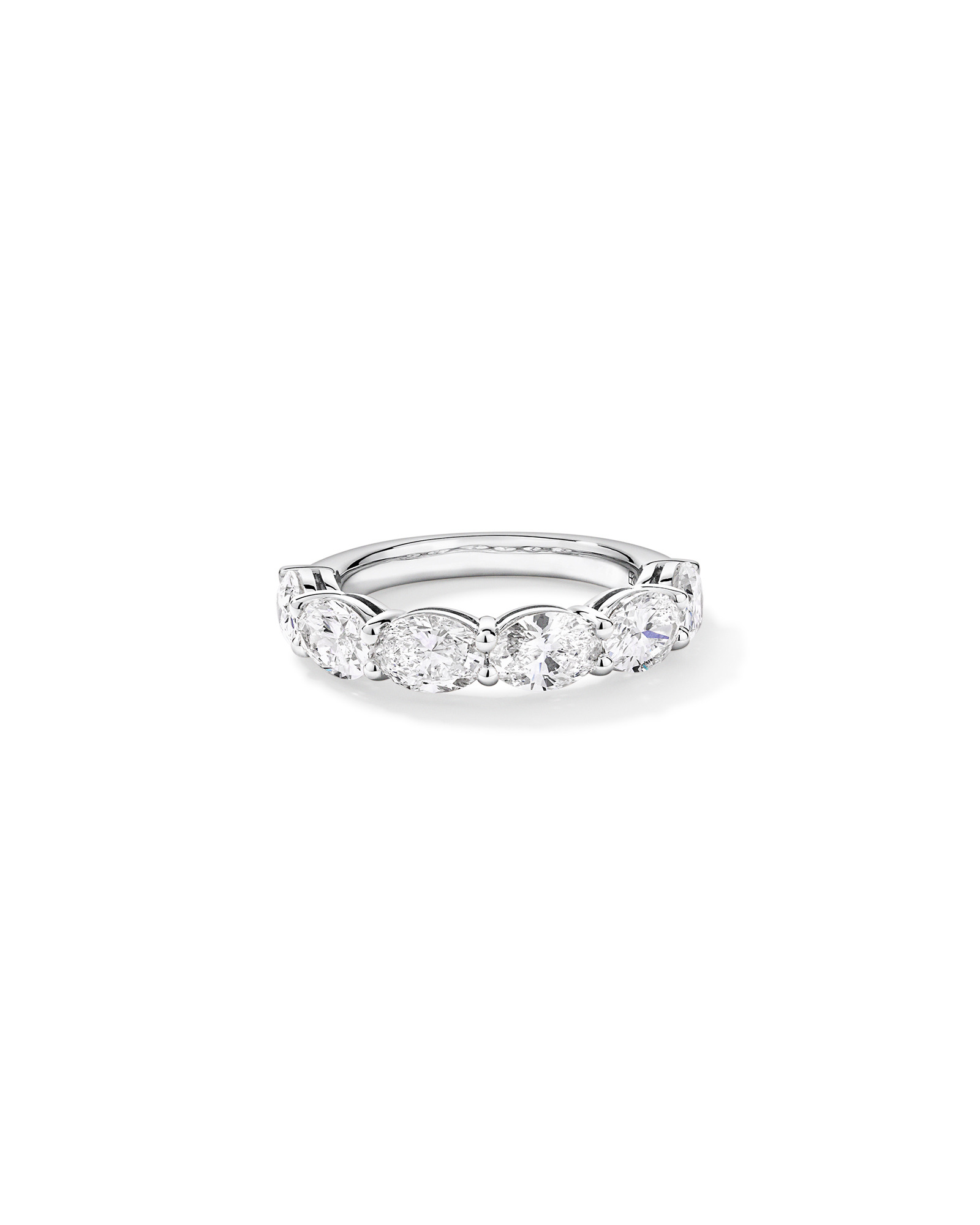 3.00TW Oval Laboratory-Grown Diamond Wedding Ring 14kt Gold