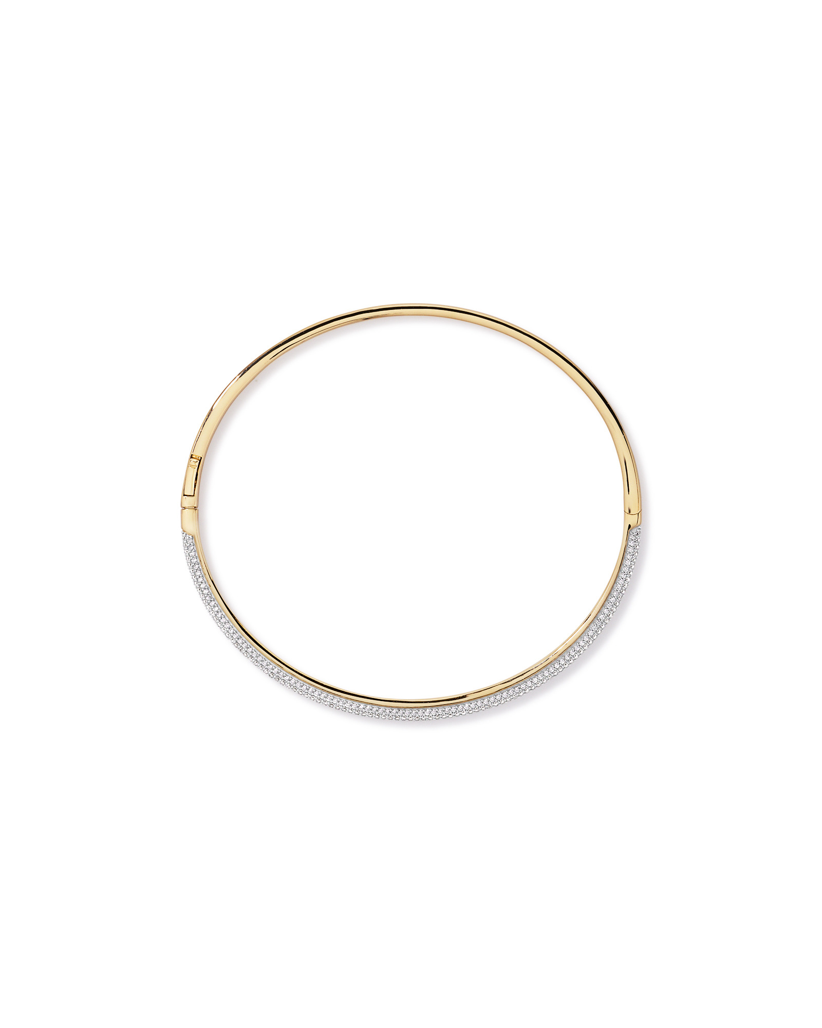 Bracelet à charnière Pavé en Vermeil 18 nœuds