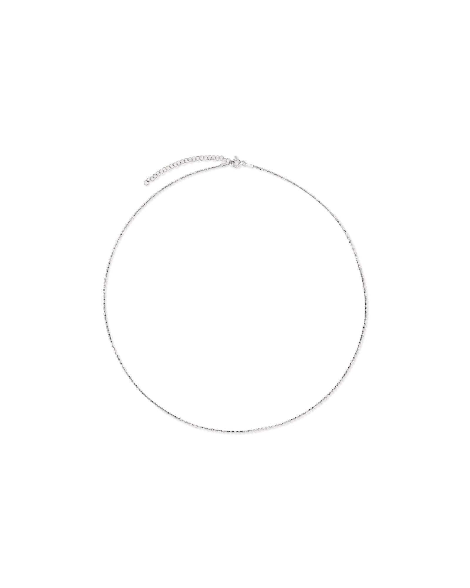 Collier de 50 cm (20 po) et 2 mm de largeur en argent sterling