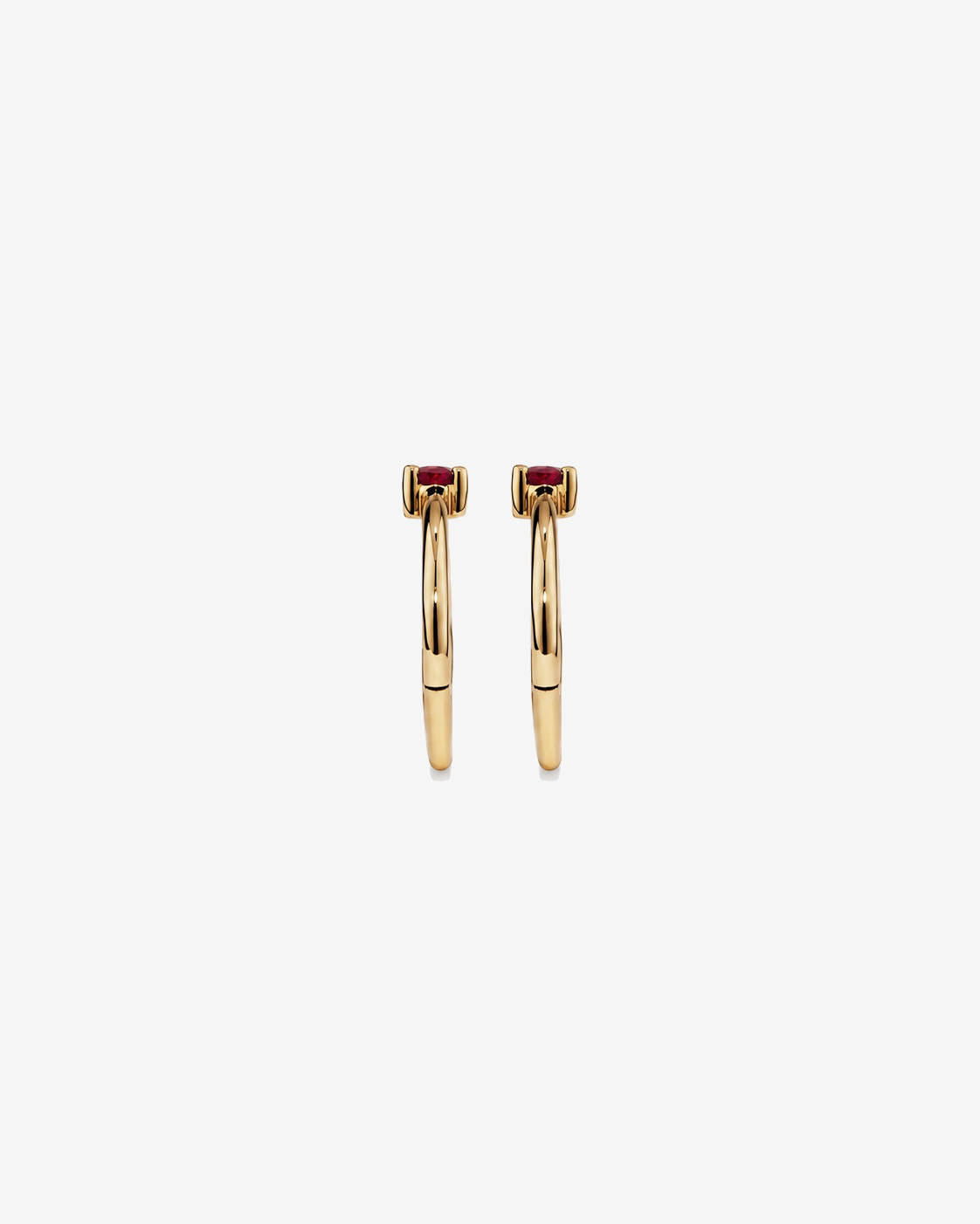 10mm Blue Topaz Accent Sleepers in 10kt Yellow Gold