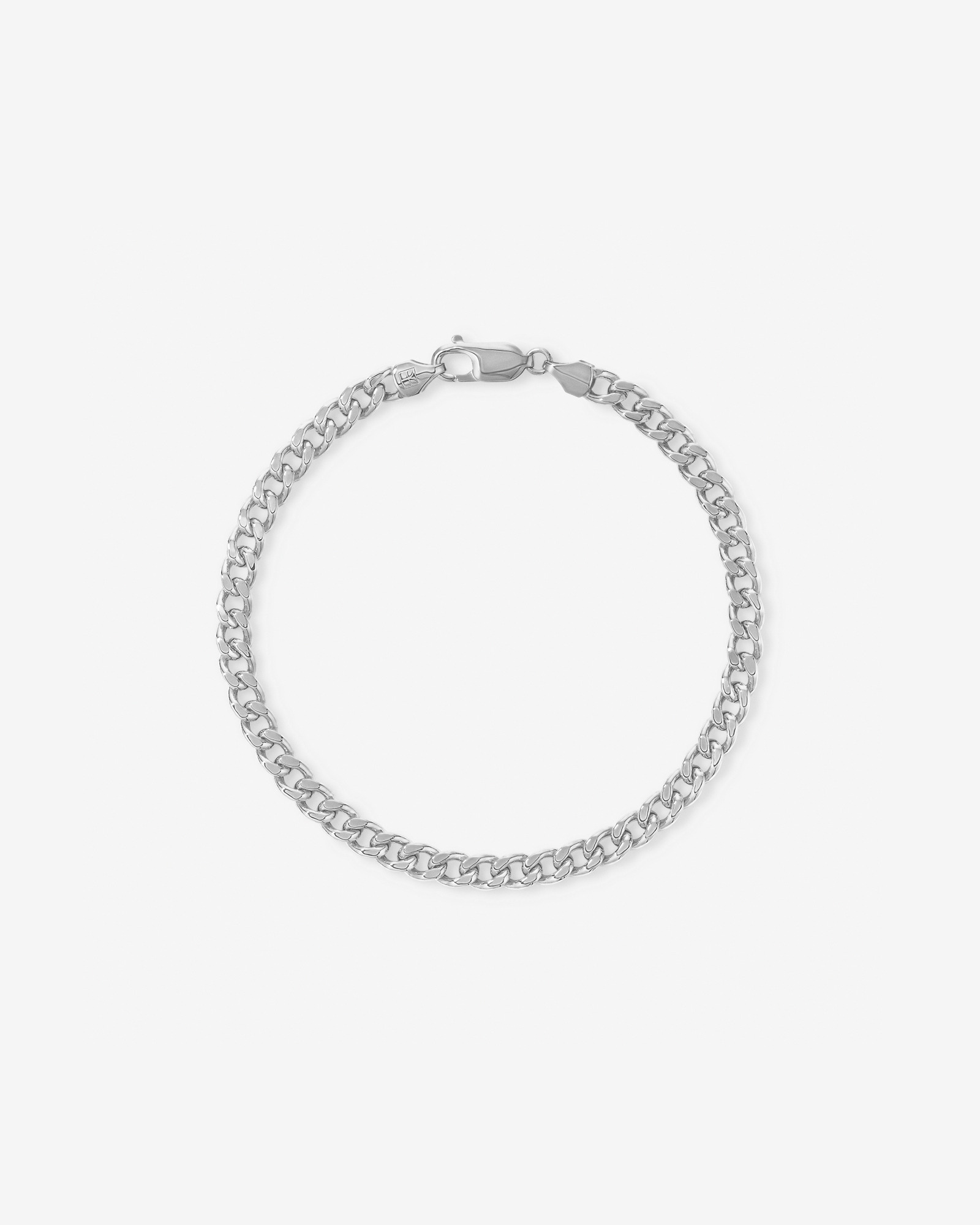 23cm (22") 5.5mm Width Semi Solid Diamond Cut Curb Bracelet in 10kt Gold