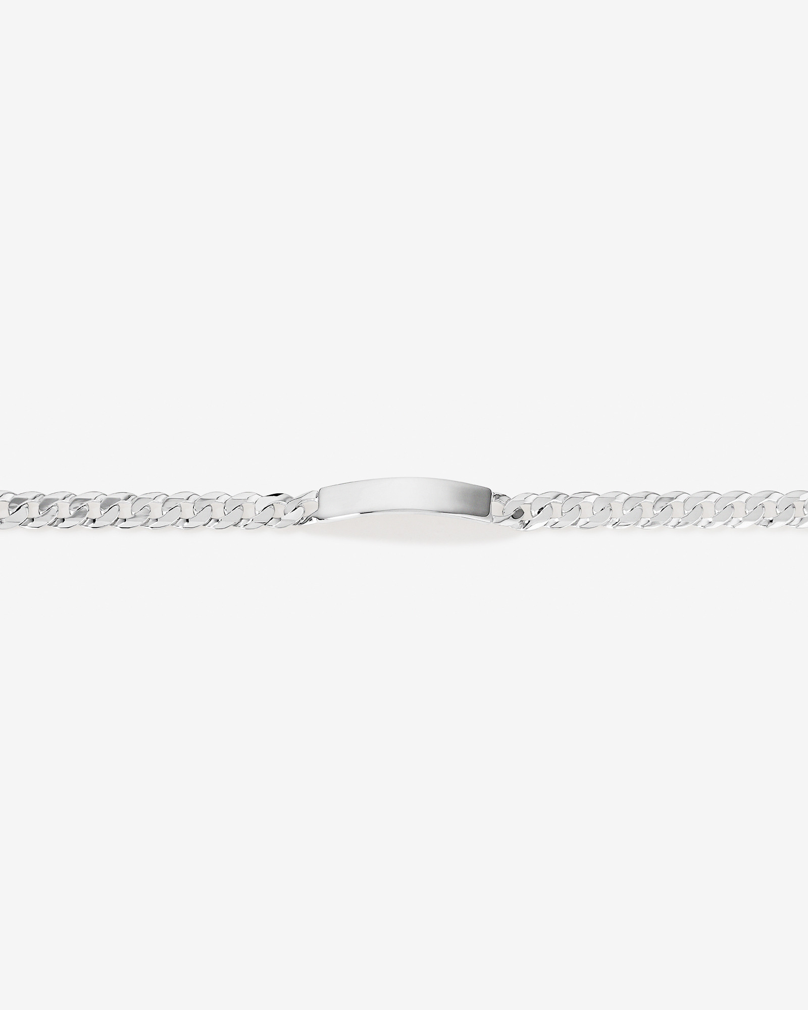 21cm (8.5") Identity Bracelet in Sterling Silver