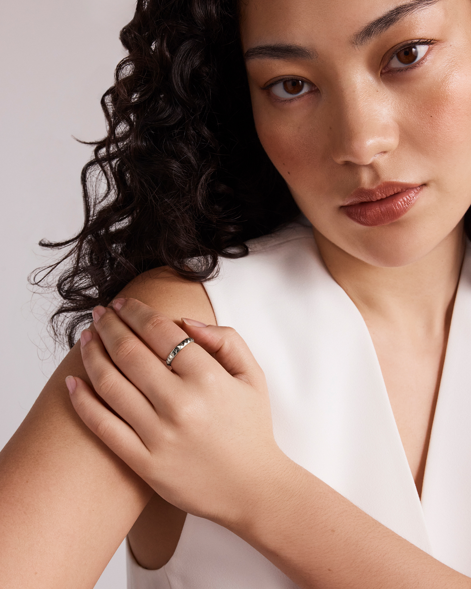 Bague Signature Connect Linéaire en Argent Sterling