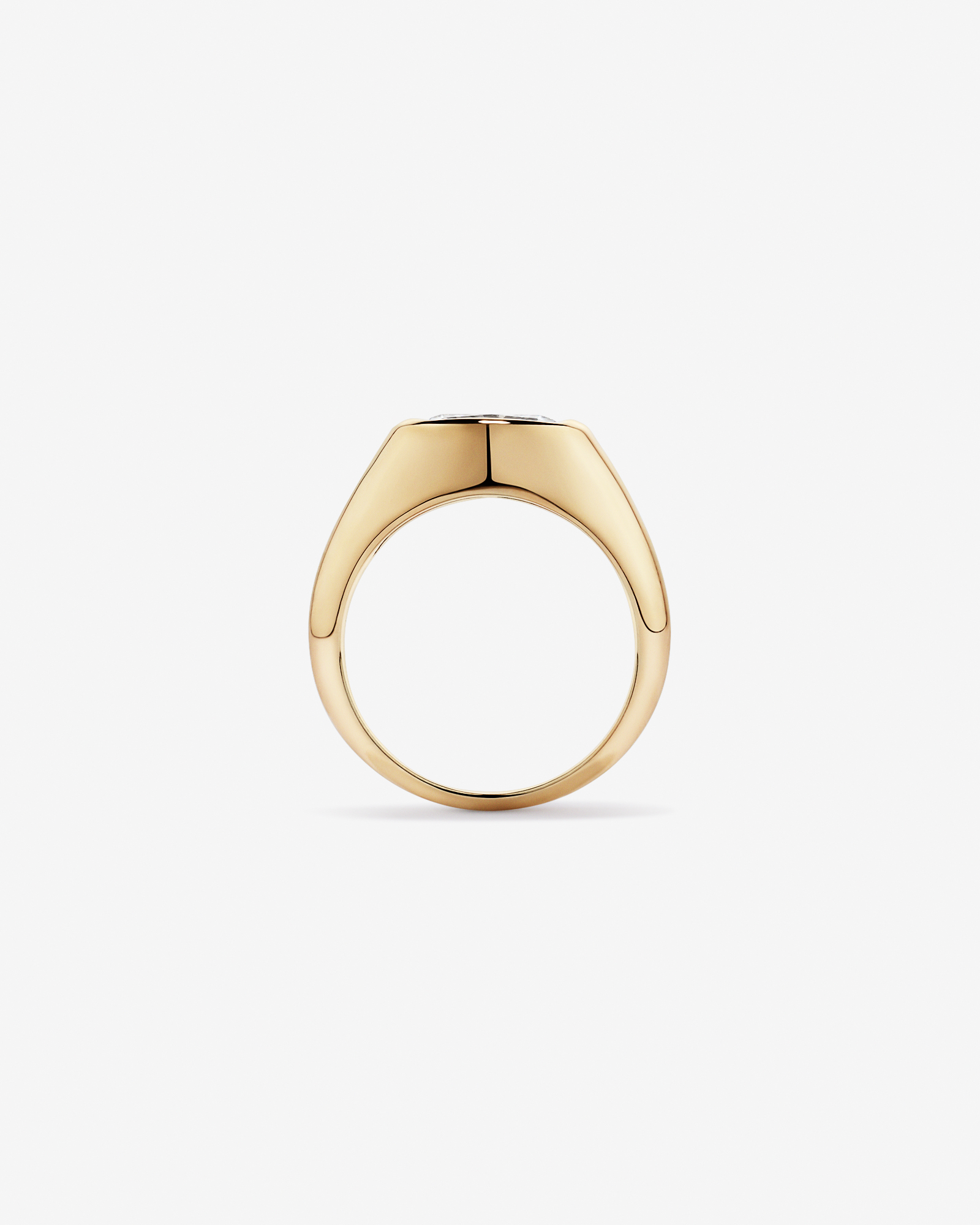 2.00TW Elongated Cushion Laboratory-Grown Diamond Ring 14kt Yellow Gold