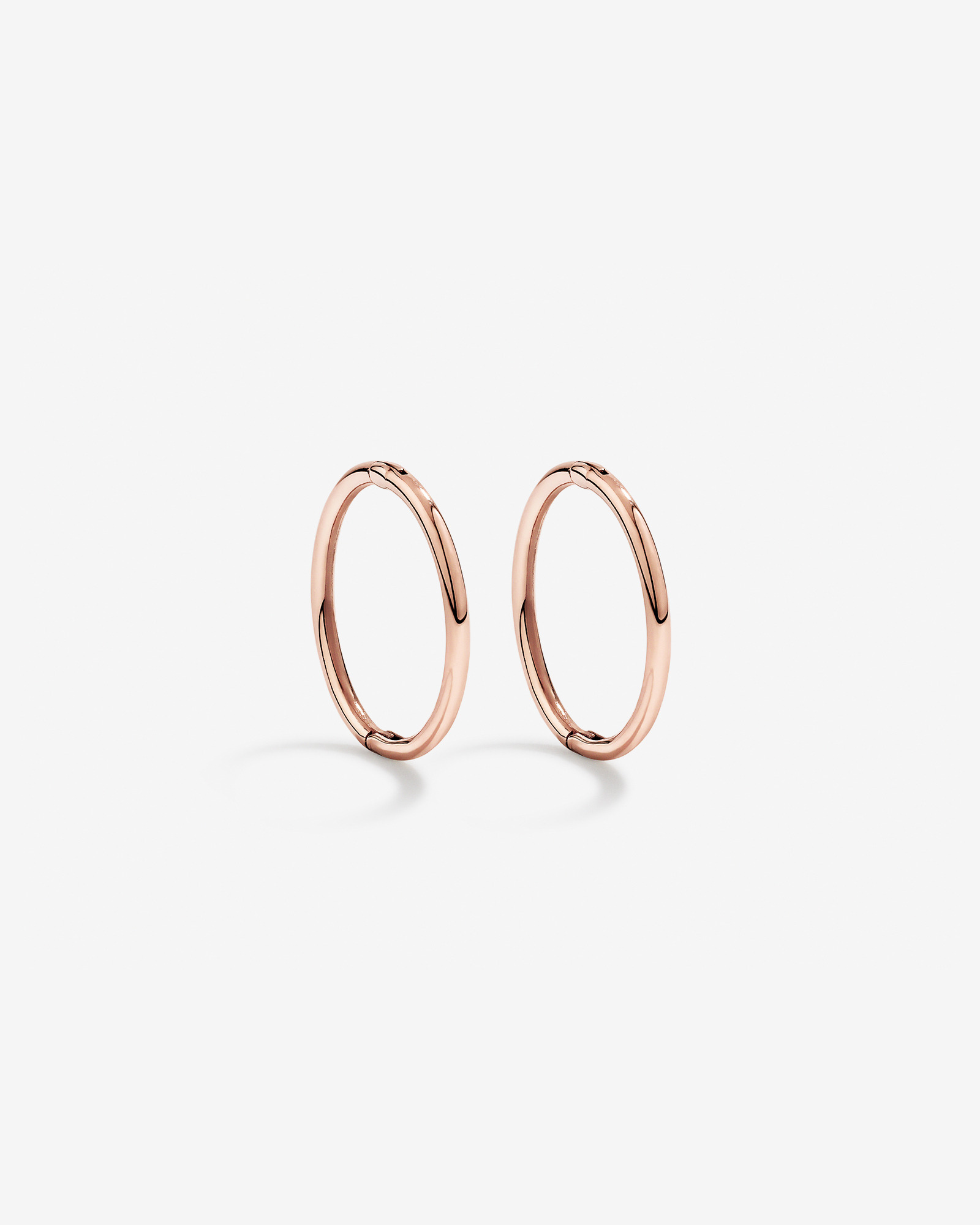 12mm Sleepers 10kt Rose Gold