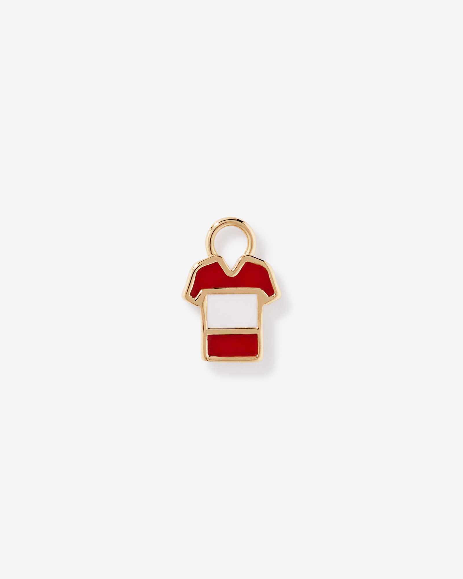 Canada Jersey Earring Charm in 18Kt Vermeil