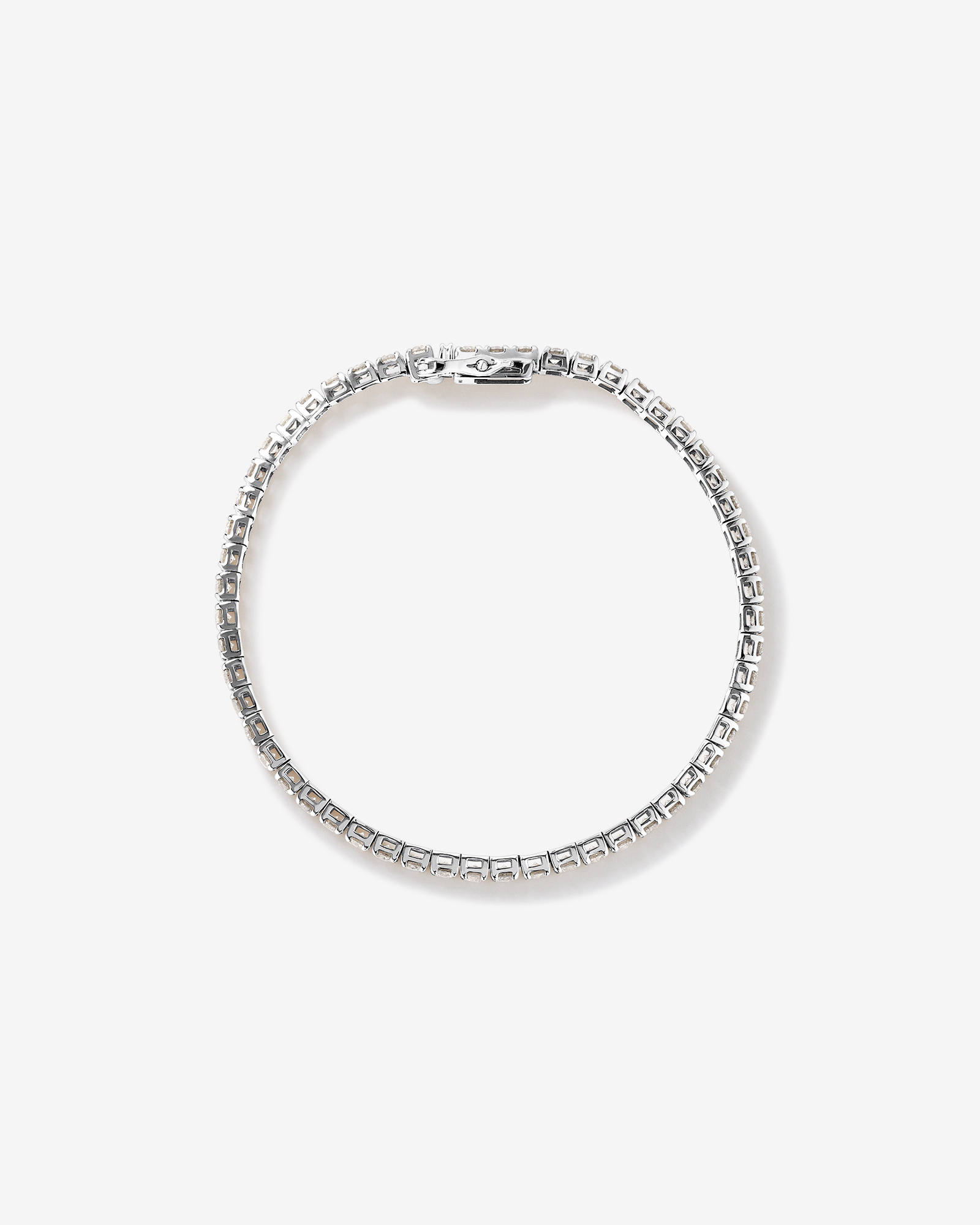 4.92 Carat TW Diamond Tennis Bracelet in 10kt White Gold