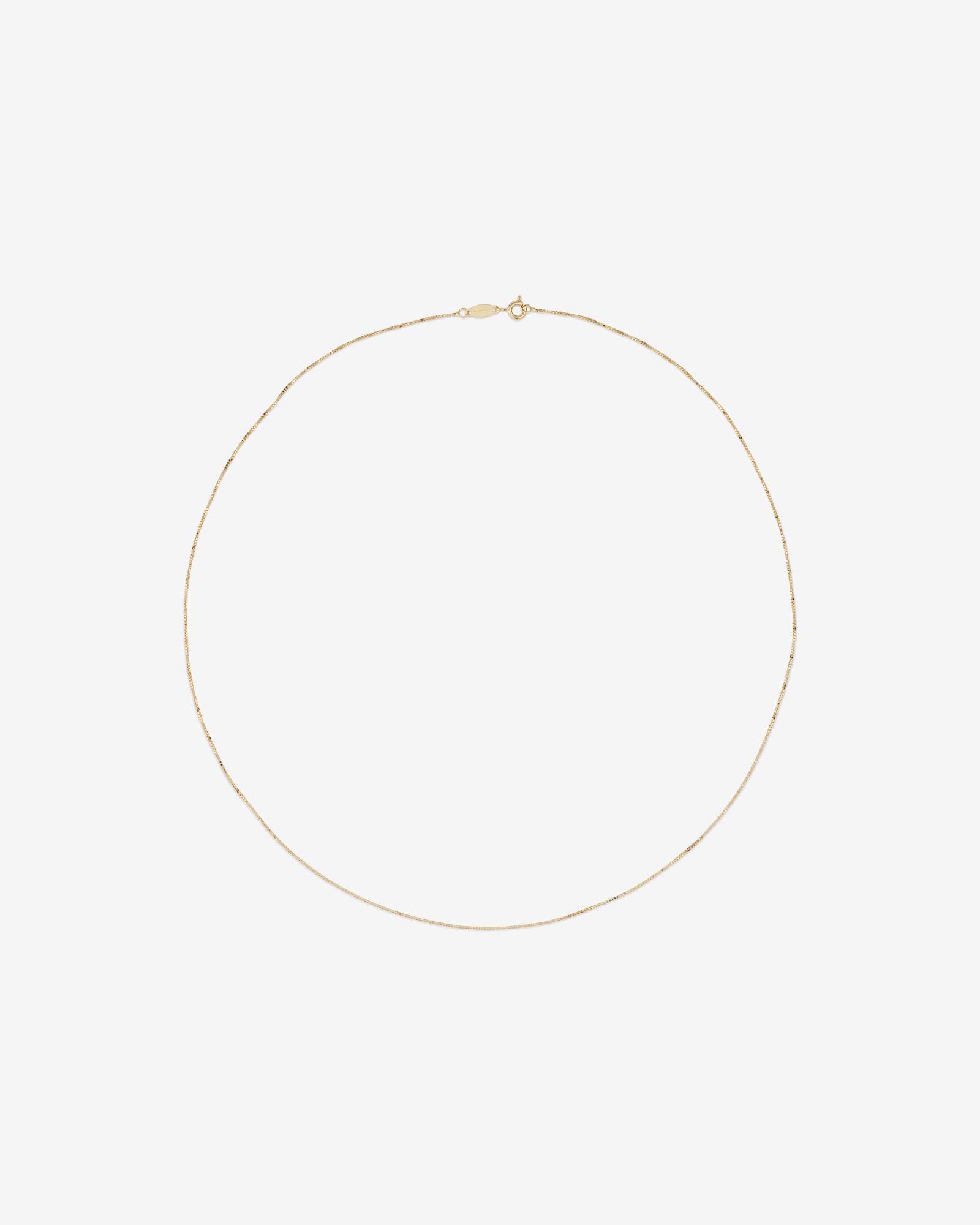 Chaîne à maille vénitienne en or jaune 10 K de 50 cm