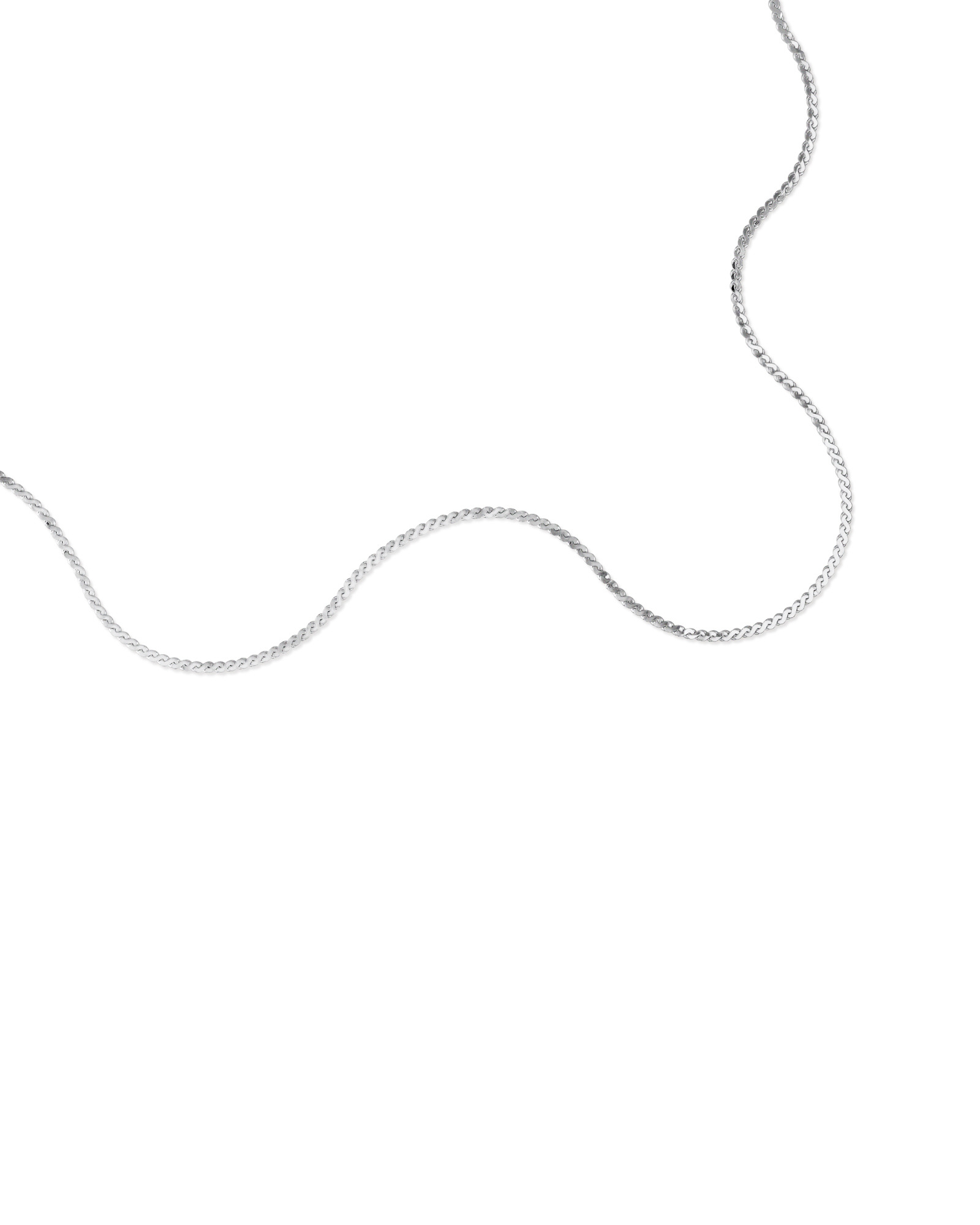 Chaîne serpentine en argent