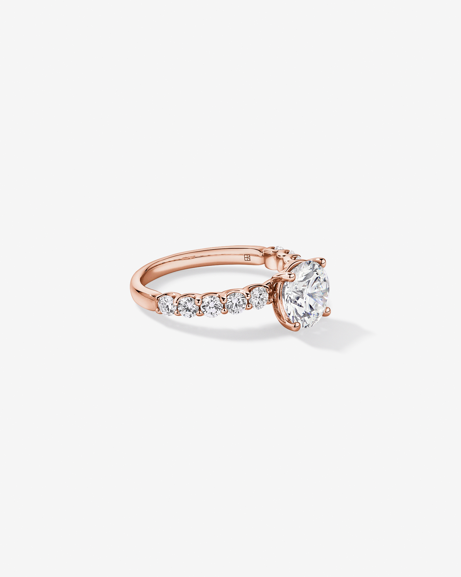 2.75TW Round Brilliant Laboratory-Grown Diamond Engagement Ring 14kt Rose Gold