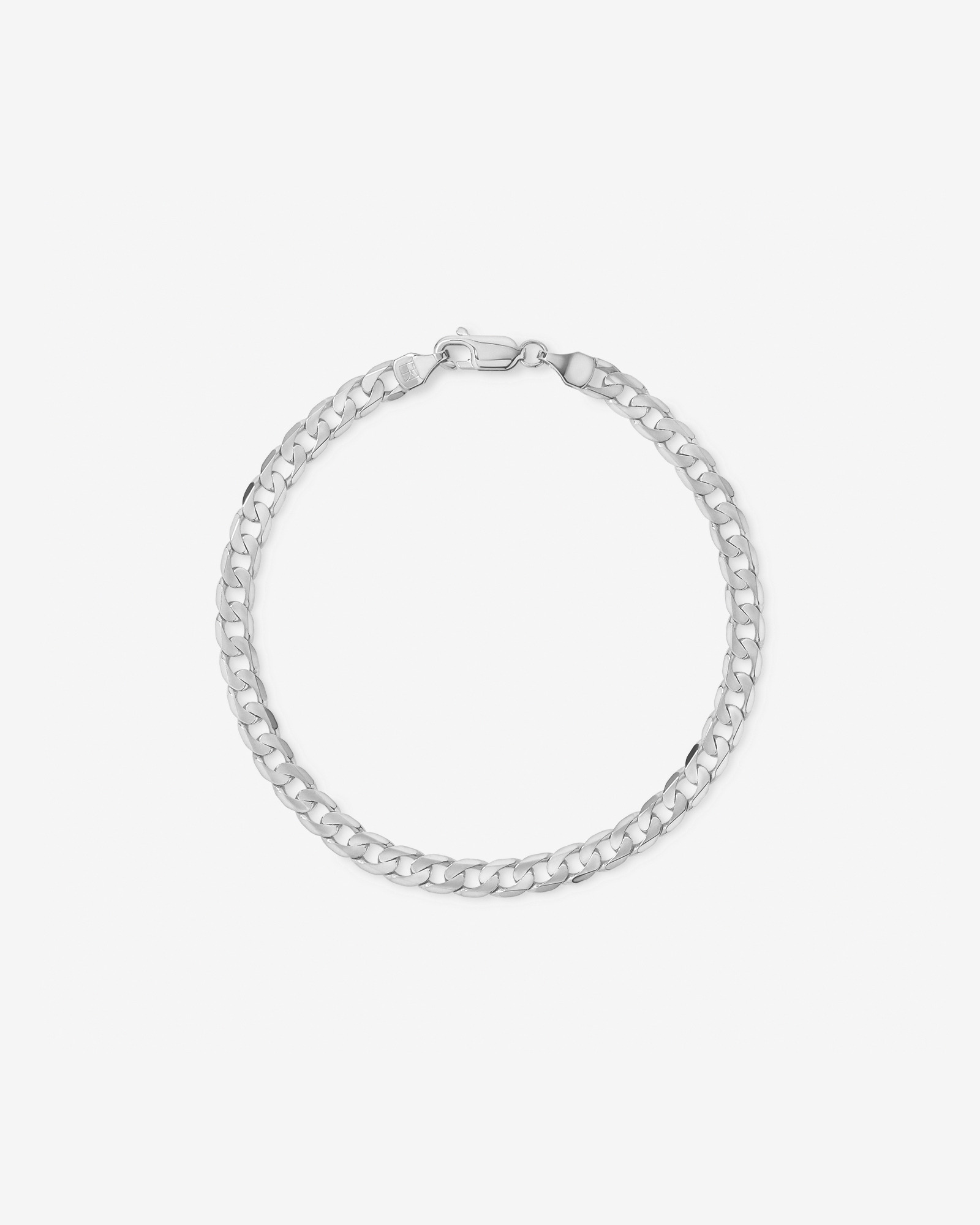 17cm (22") 4.5mm-5mm Width Curb Bracelet in 10kt Gold