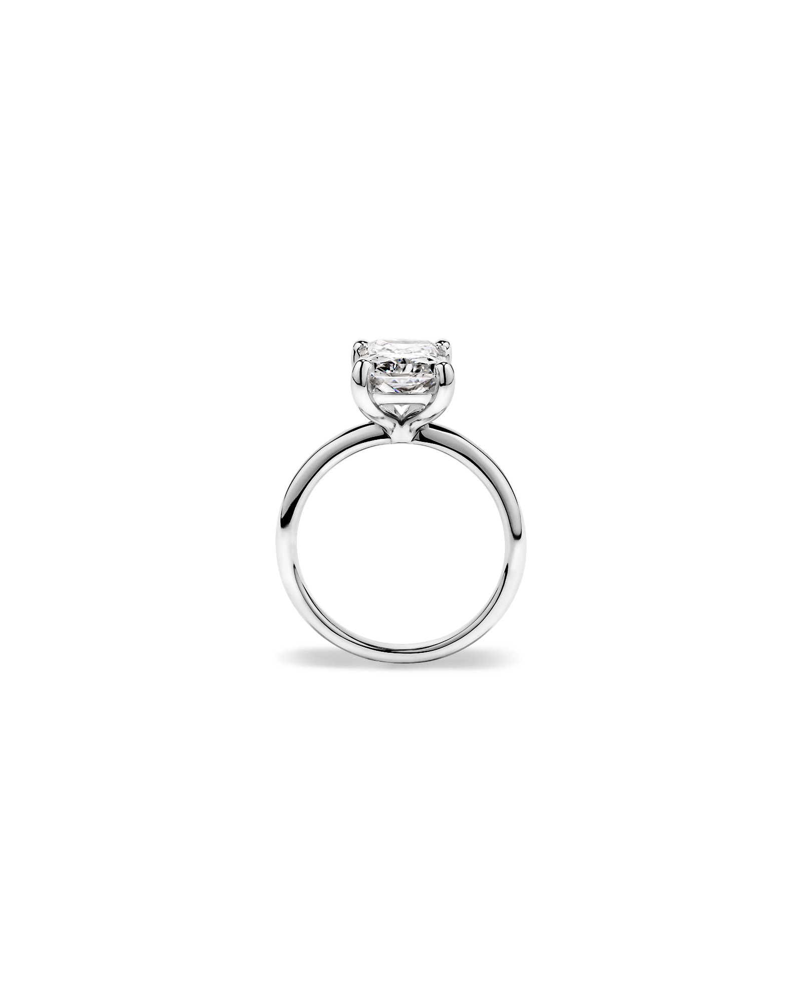 3.00 Carat TW Radiant Cut Laboratory-Grown Diamond Solitaire Engagement Ring Platinum