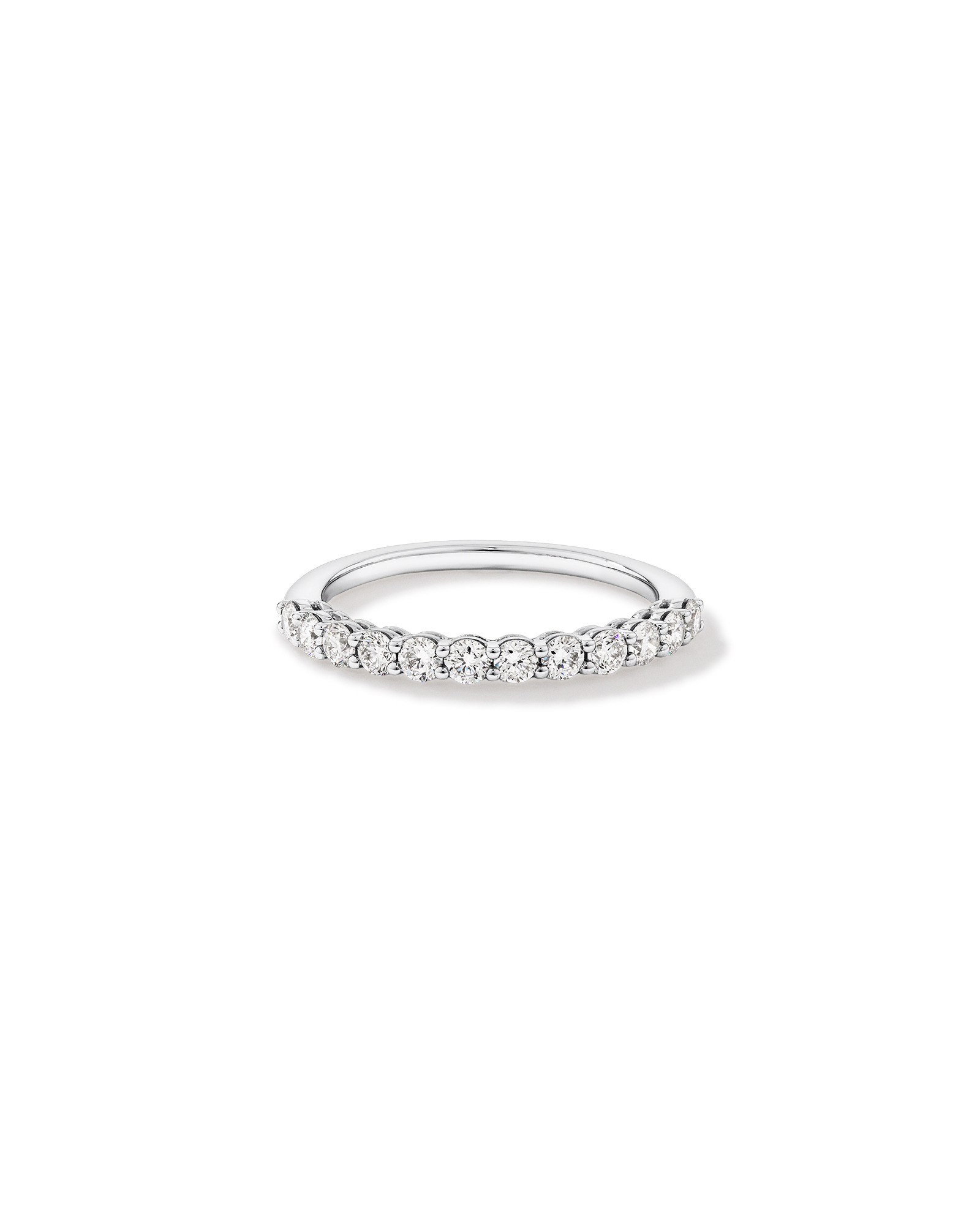 0.60 Carat TW Claw Set Round Brilliant Laboratory-Grown Diamond Wedding Ring in 14kt Gold