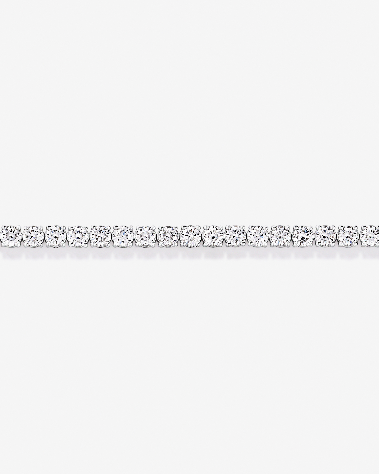 8.00 Carat TW Laboratory-Grown Diamond Tennis Bracelet in 10kt White Gold