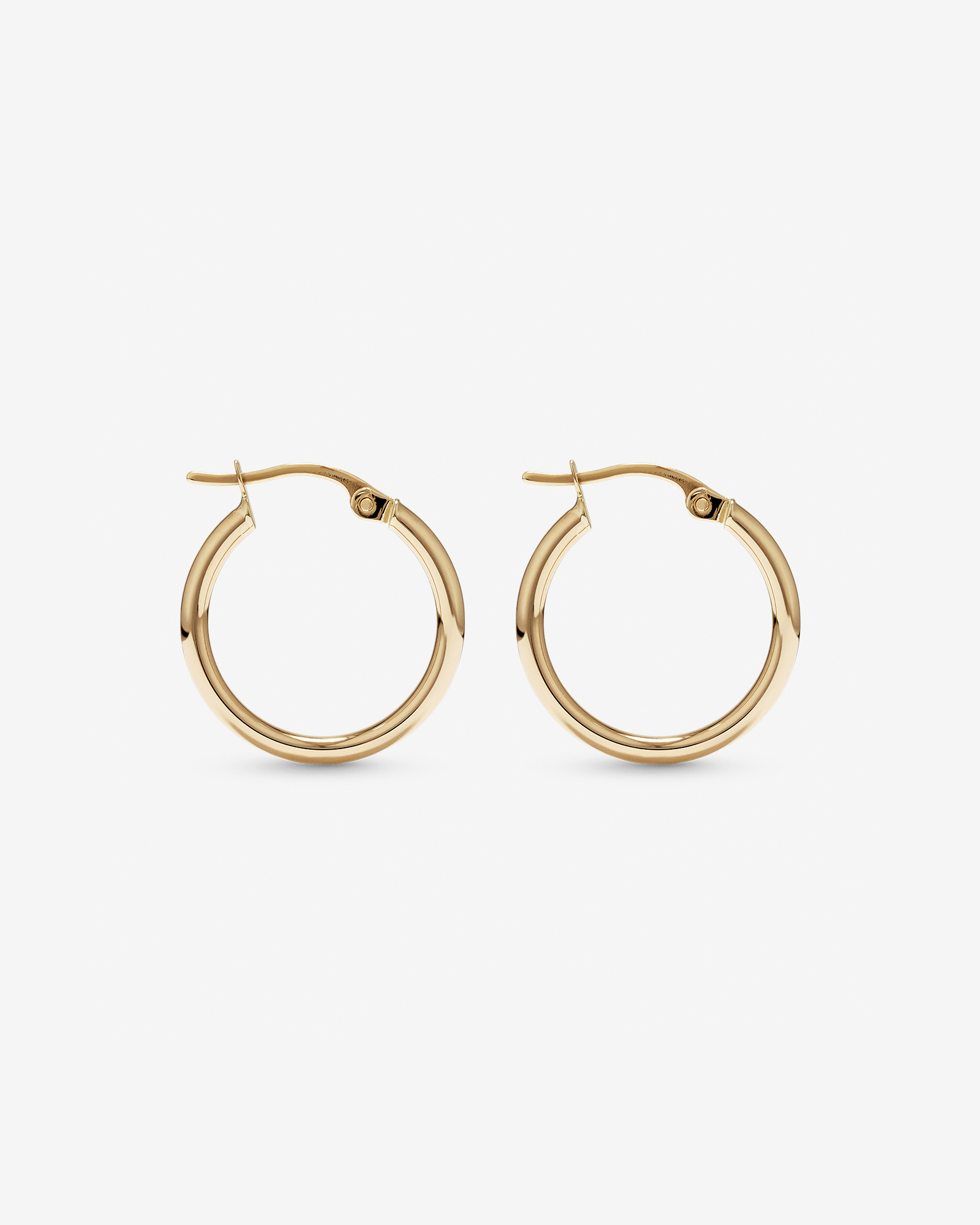 Anneaux de 18 mm en or jaune 10 K