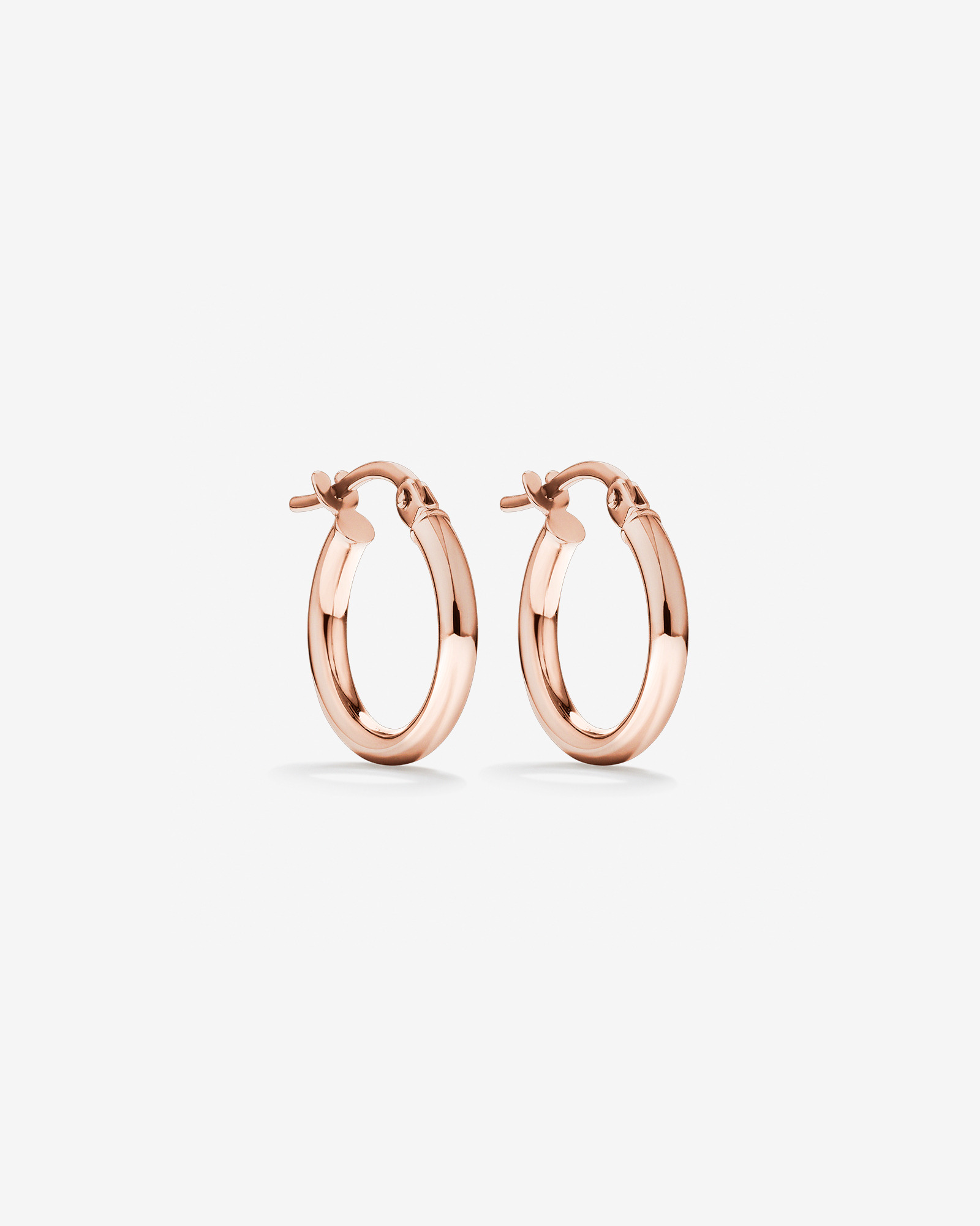 10mm Hoop Earrings 10kt Rose Gold