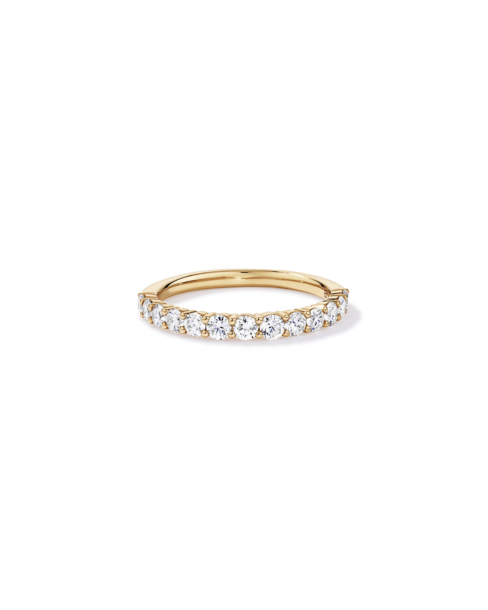 0.75 Carat TW Laboratory-Grown Diamond Wedding Band 10kt Yellow Gold