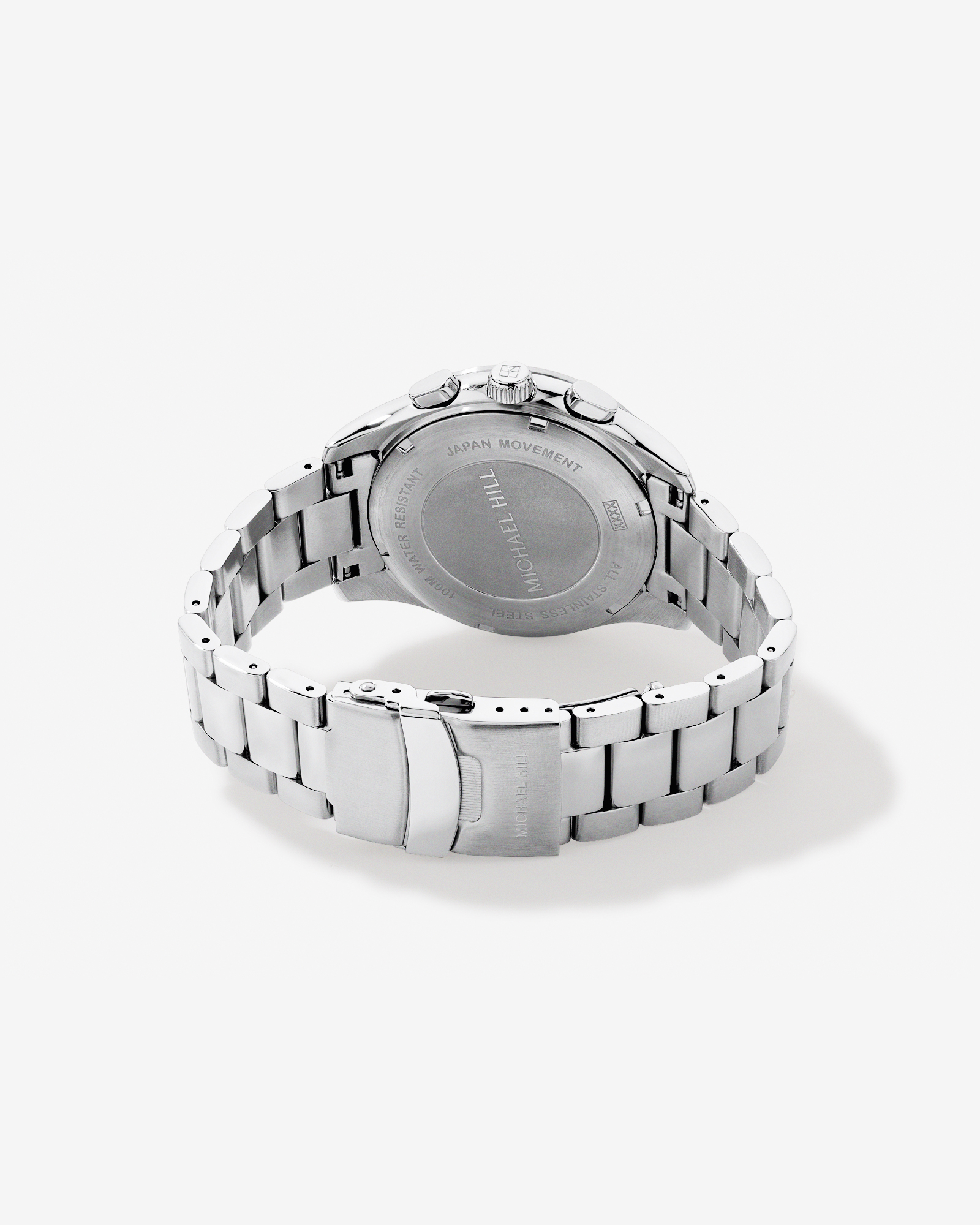 Men's Solar Chronograph Watch in Stainless Steel