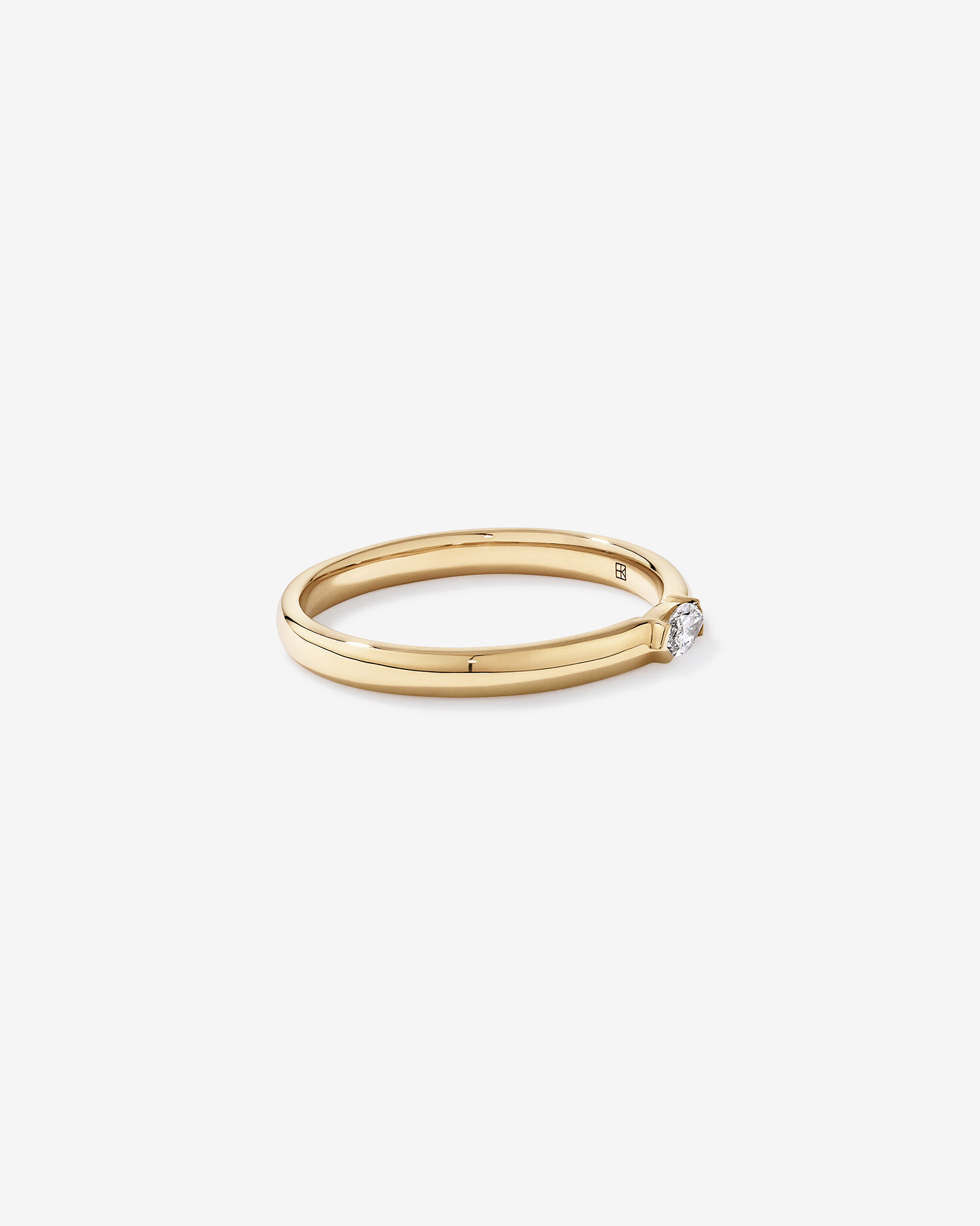 Lab Diamond Stacker Ring 10kt Gold
