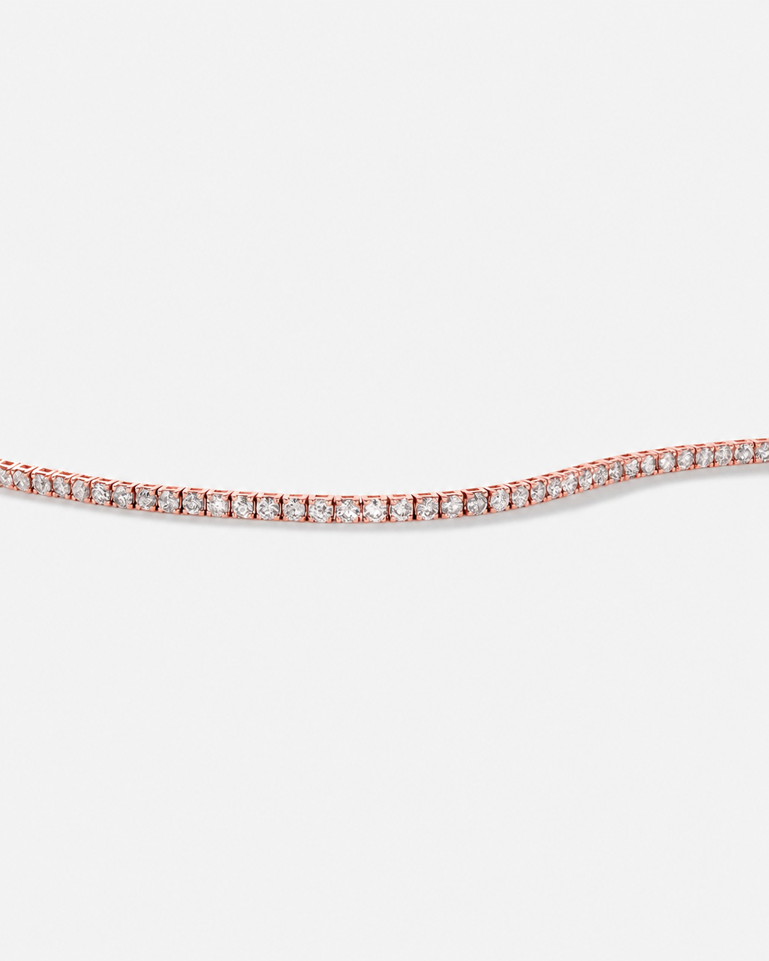 4.92 Carat TW Diamond Tennis Bracelet in 10kt Rose Gold