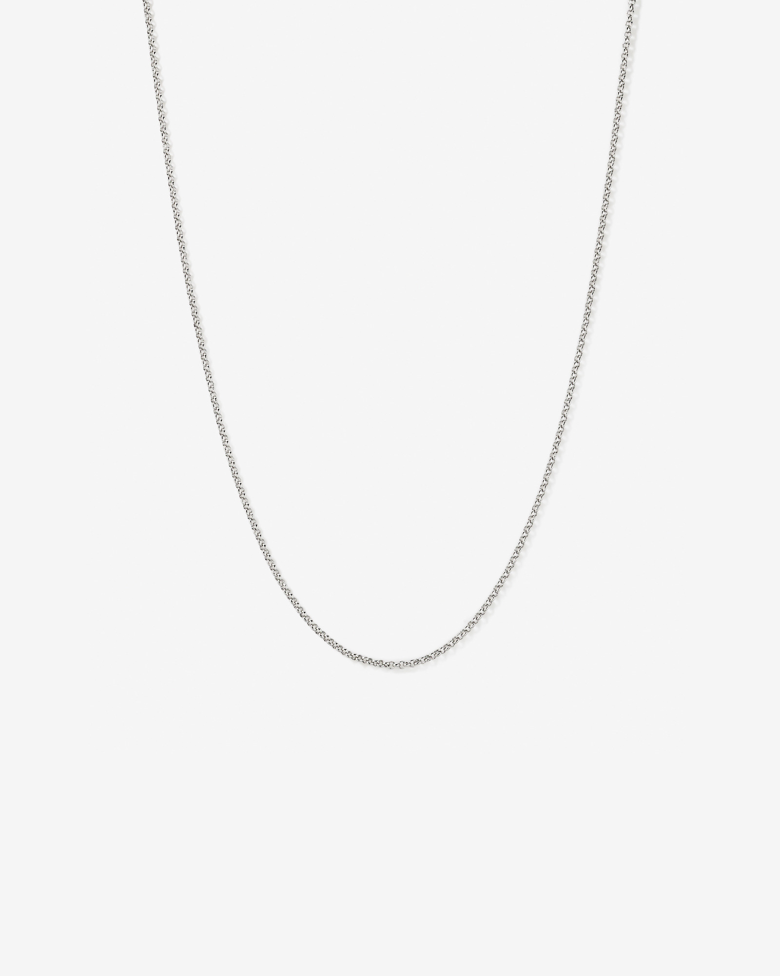 Round Belcher Chain in Sterling Silver