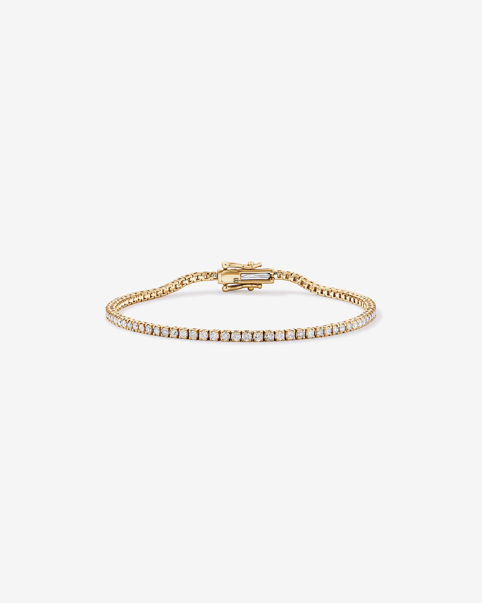 2.00 Carat TW Tennis Bracelet in 10kt Yellow Gold