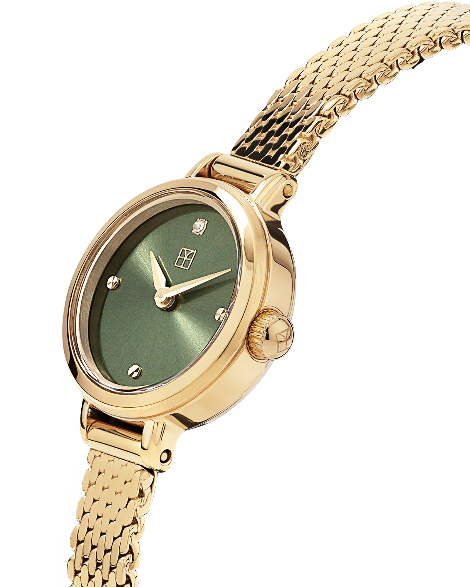 Ladies 19mm Petite Watch in Gold-Tone Stainless Steel