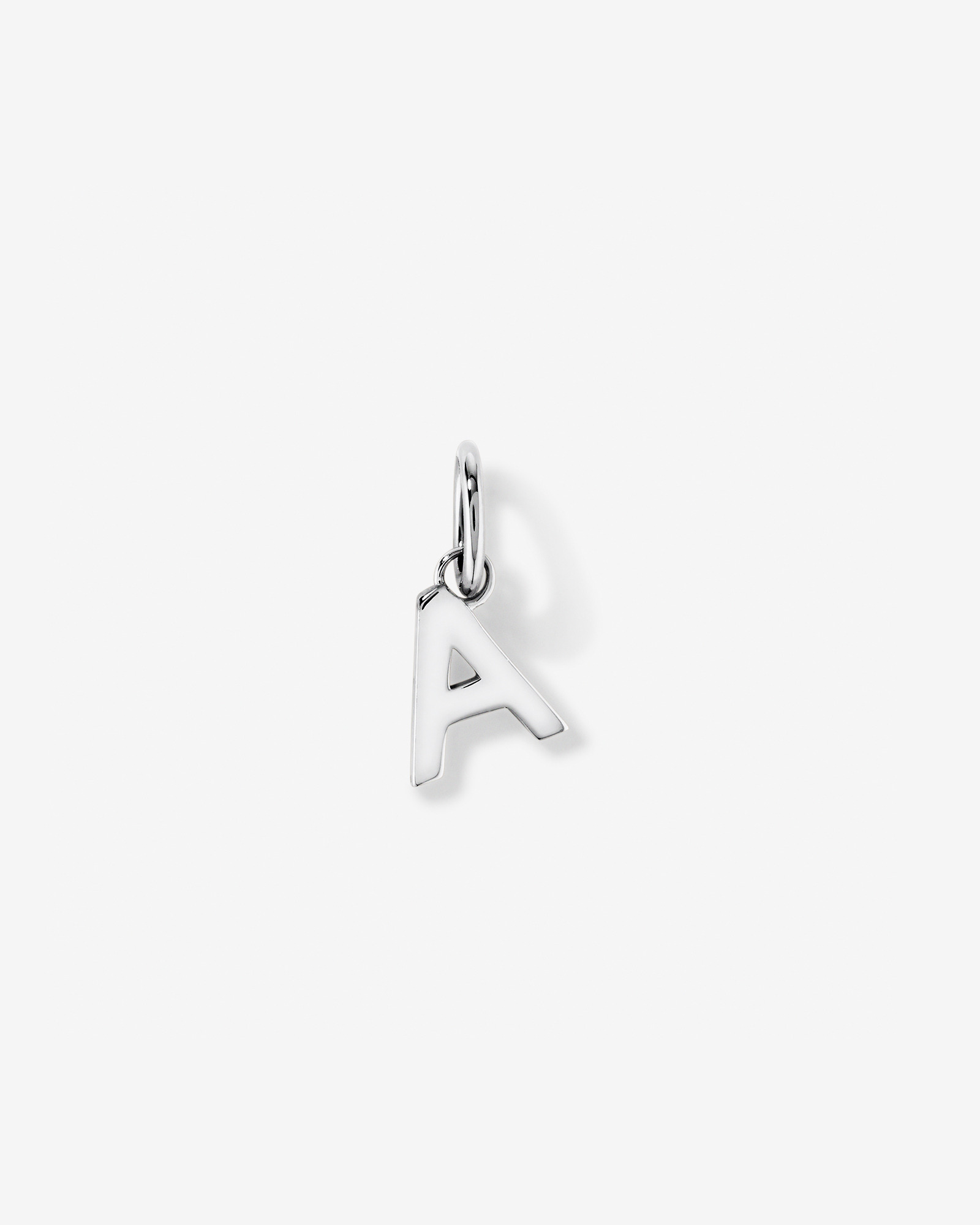 Pendentif initiale lettre A en argent sterling