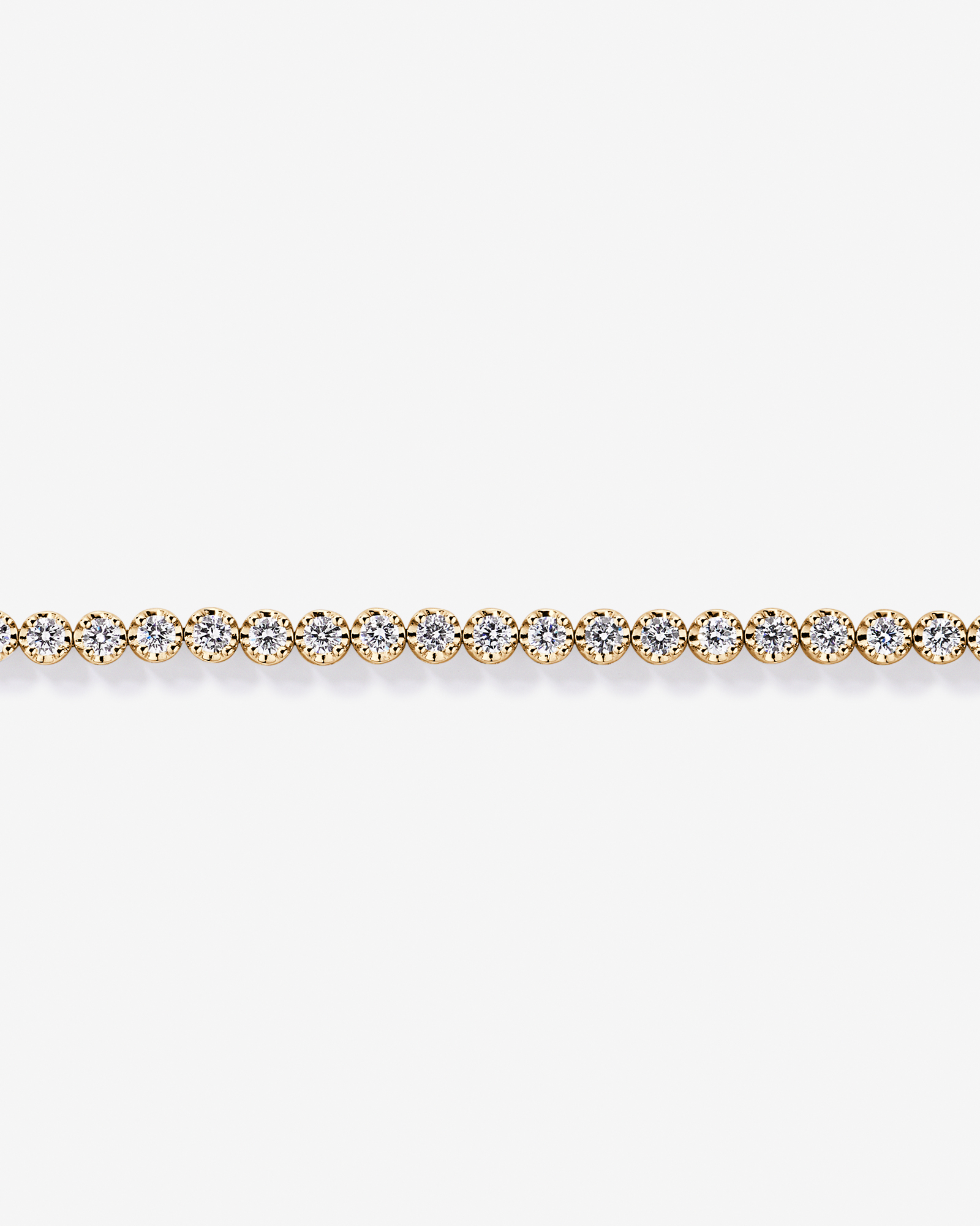 4.00 Carat TW of Laboratory-Grown Diamond Tennis Bracelet in 10kt Yellow Gold