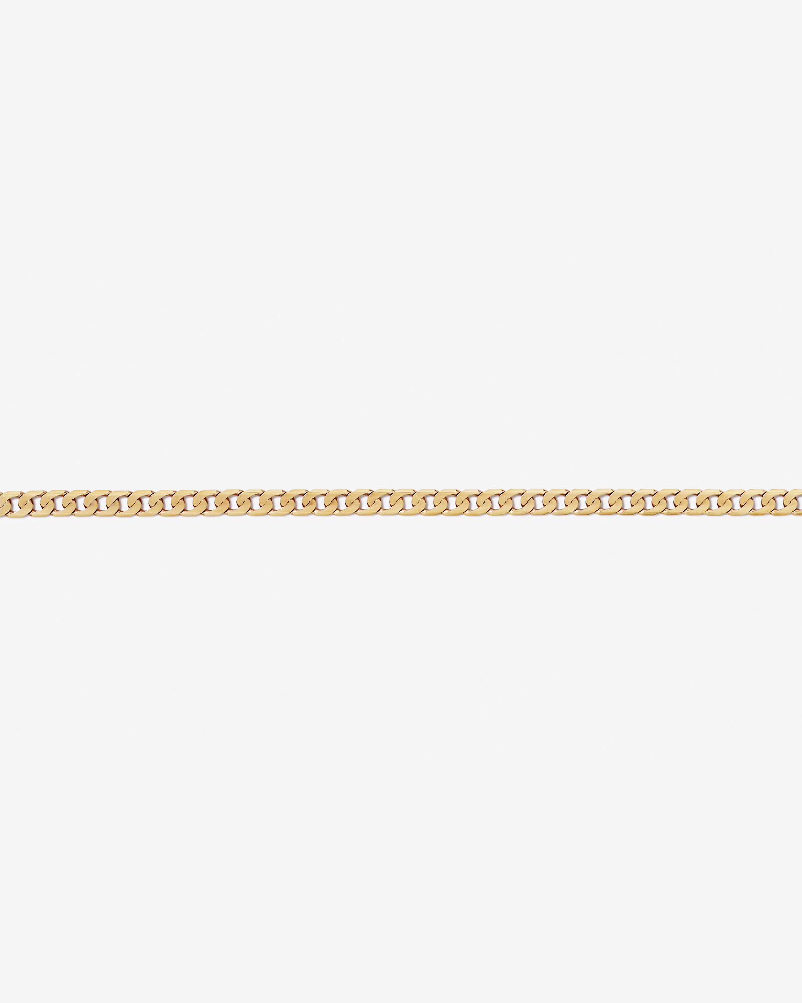 60cm (22") 6mm-6.5mm Width Curb Chain in 10kt Yellow Gold