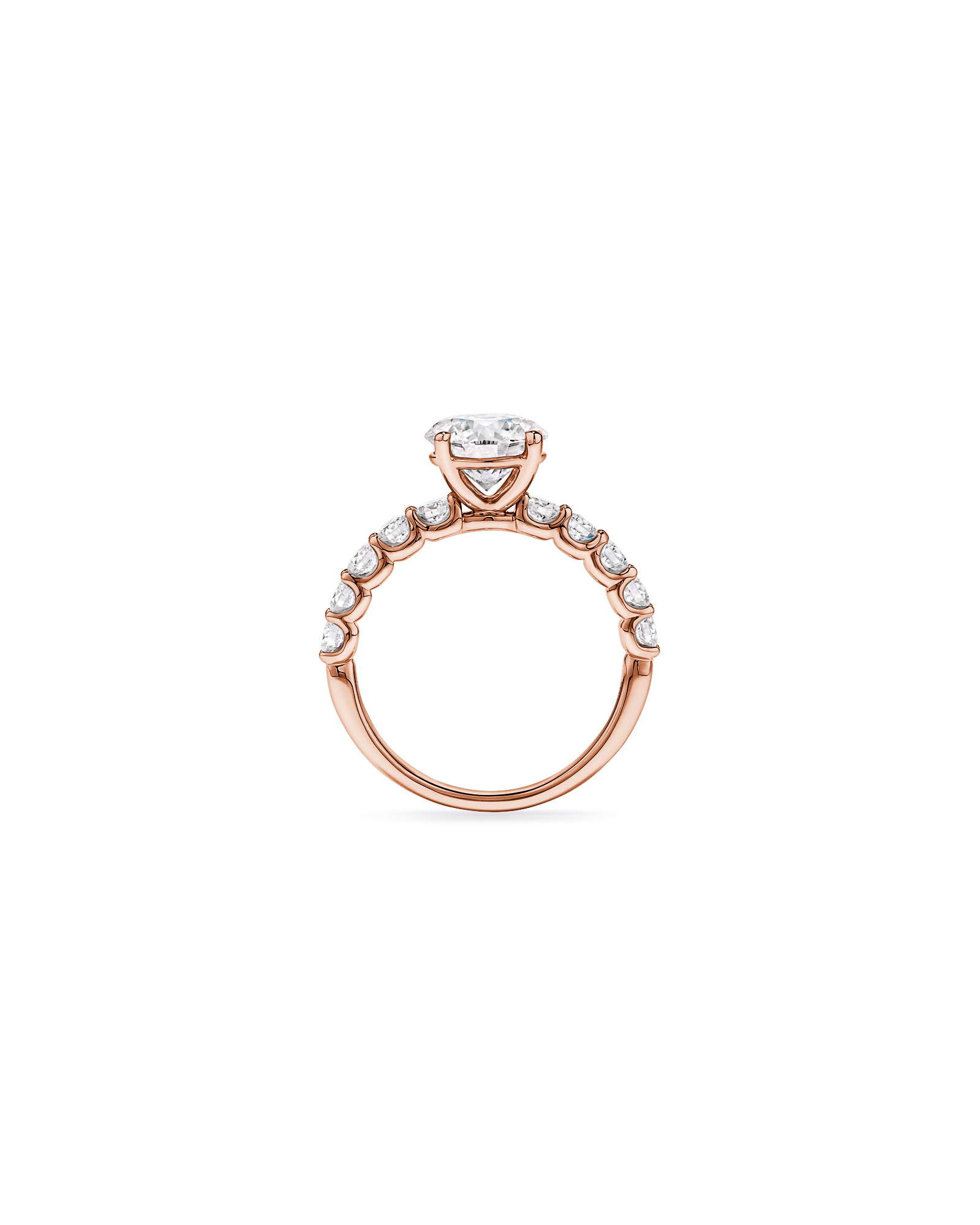 2.75TW Round Brilliant Laboratory-Grown Diamond Engagement Ring 14kt Rose Gold