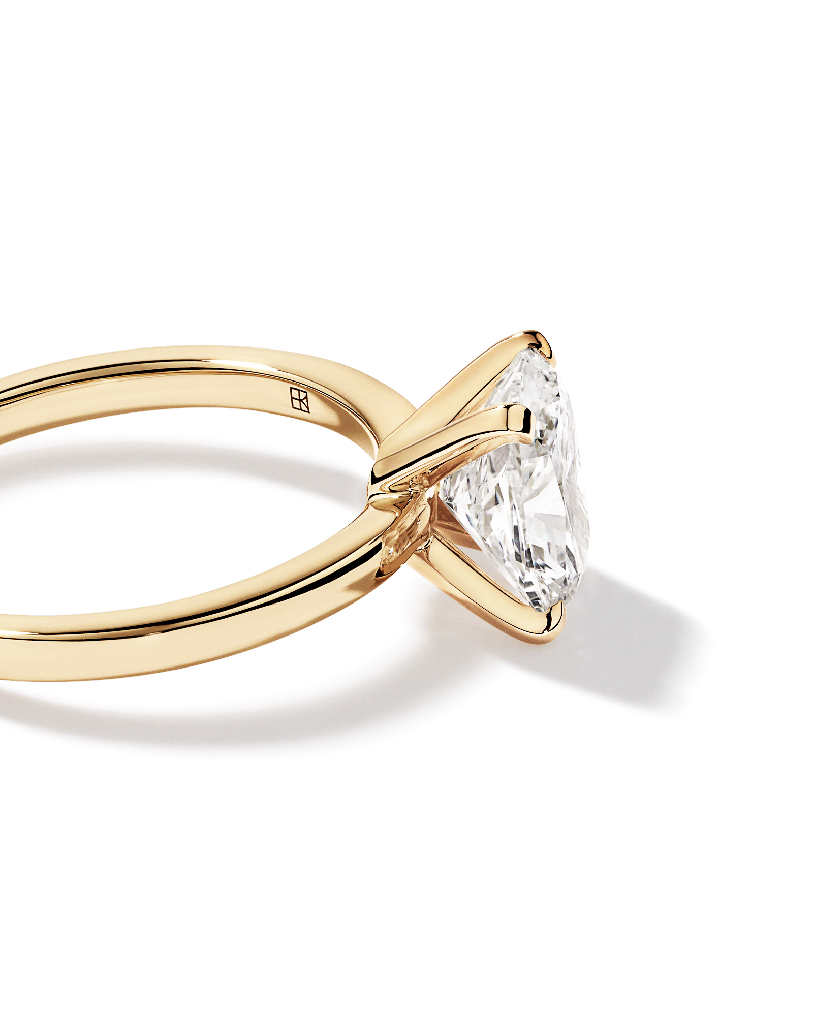 2.00 Carat TW Elongated Cushion Cut Lab-Grown Diamond Solitaire Engagement Ring 14kt Yellow Gold