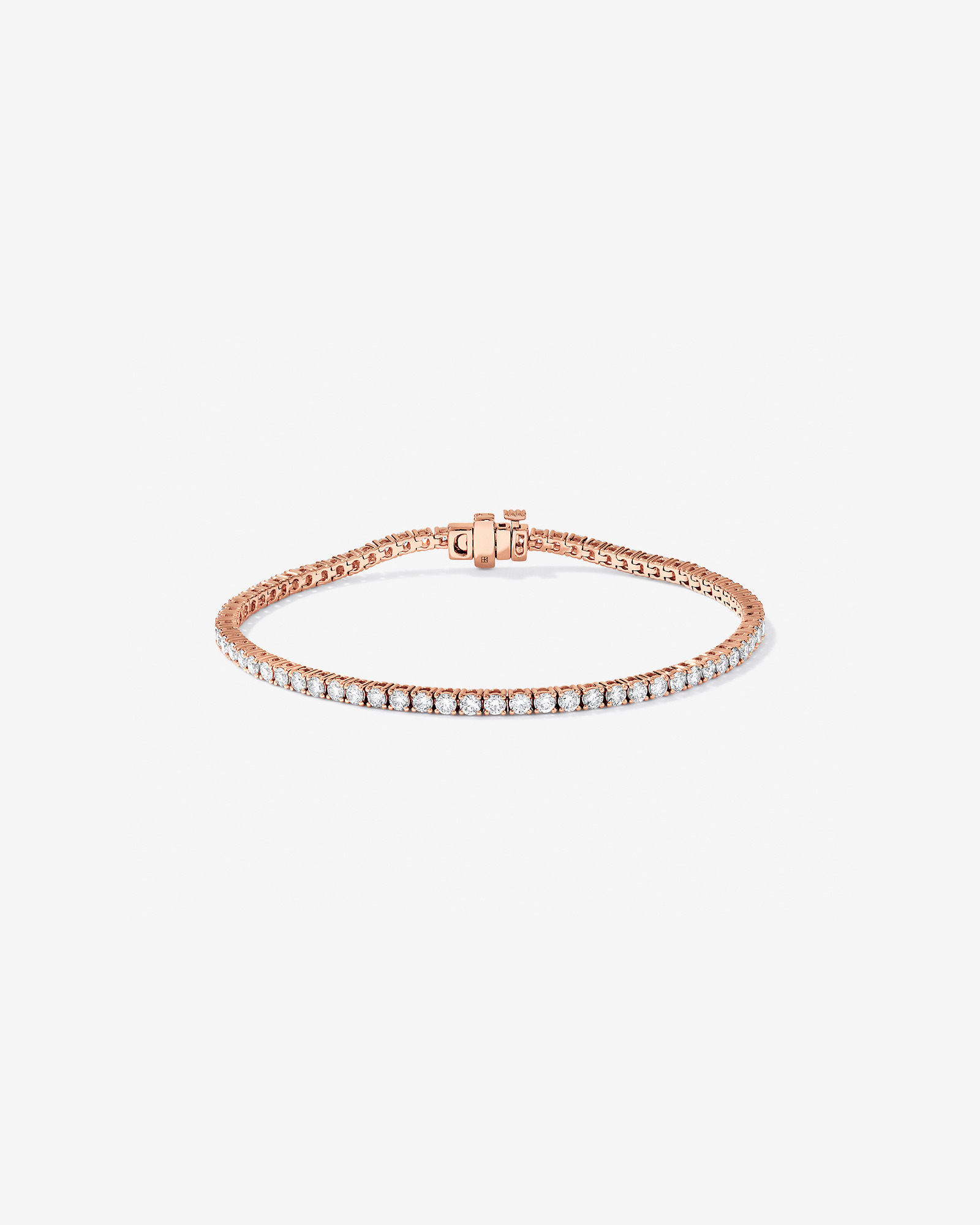 Carat TW Laboratory-Grown Diamond Tennis Bracelet in 10kt Rose Gold